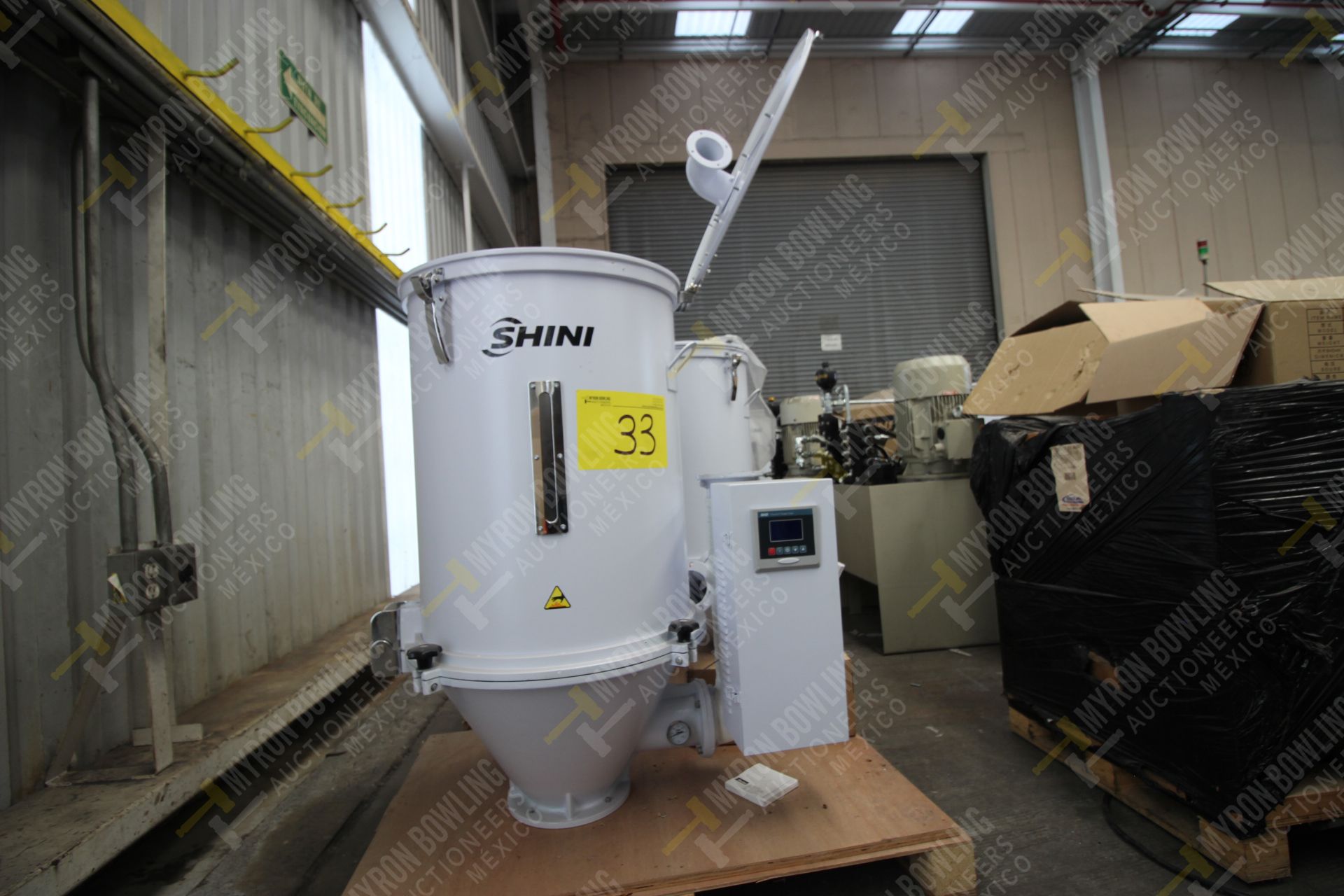 Shini Plastics Technologies 100kg. hopper dryer mod. SHD-100SL-CE, serial number 2HD16100381 - Image 13 of 13