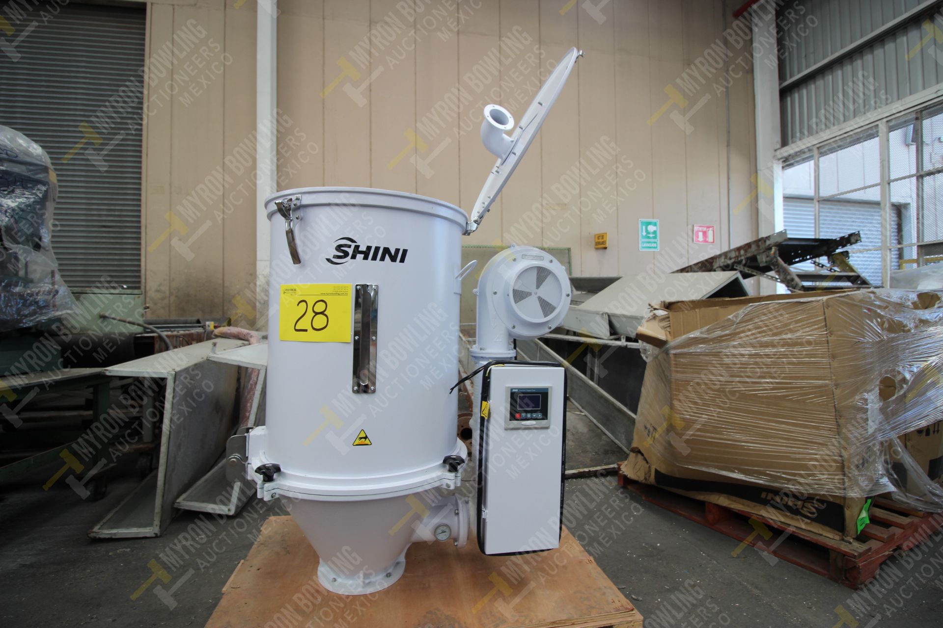 Shini Plastics Technologies 100kg. hopper dryer mod. SHD-100SL-CE, serial number 2HD16100383 - Image 15 of 15