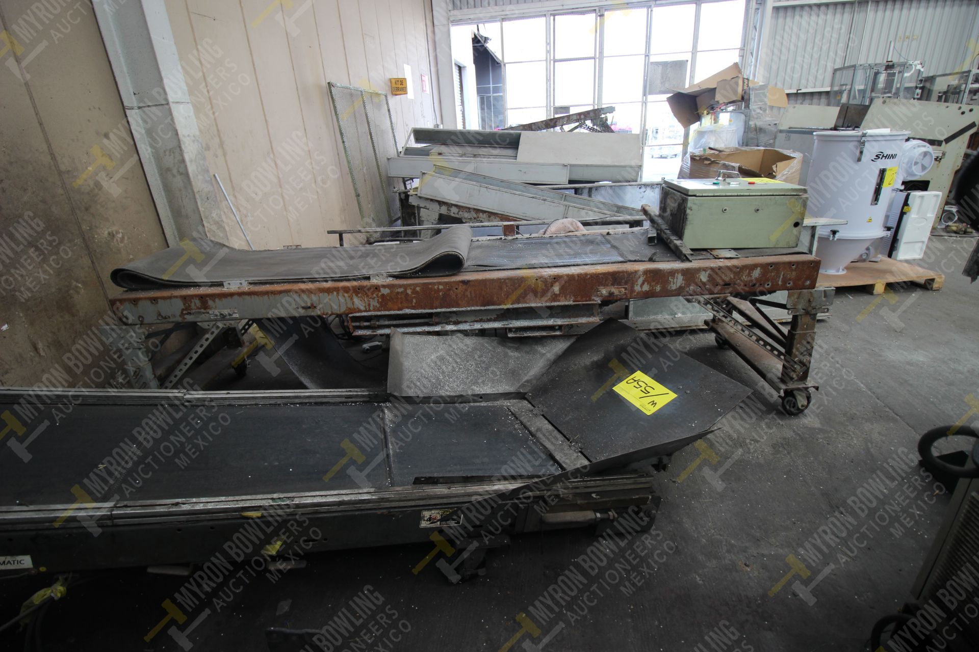 Conveyor (Banda Transportadora) de 8.0 x .80 x.85 m; con moto-reductor, desensamblado. - Image 13 of 16