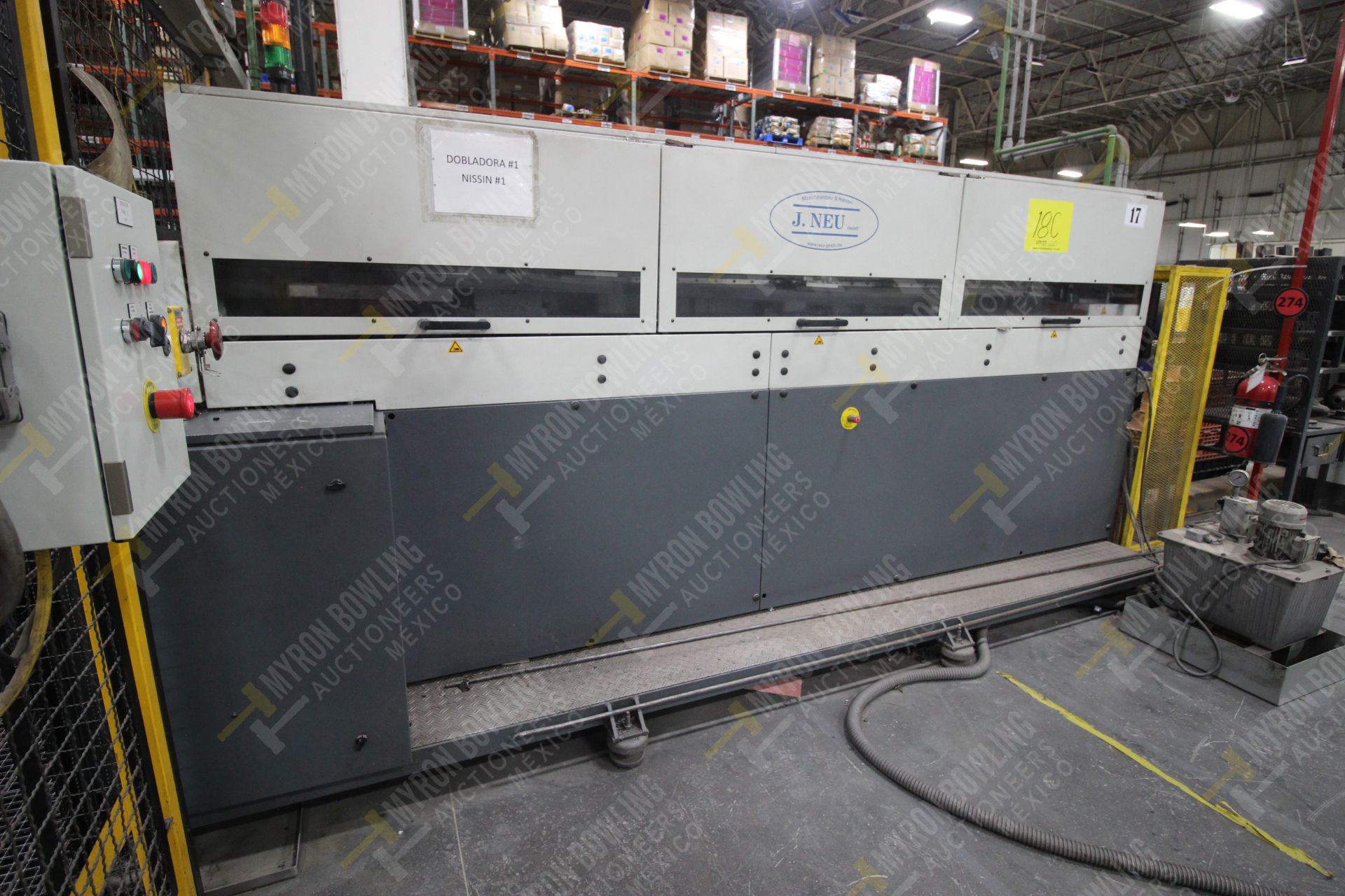 Cell #1: J.Neu, Mod. NFB 035 CNC tube bending machine NFB 030S-2500, Serie 1214233 -mfg year 2014 - Image 5 of 30