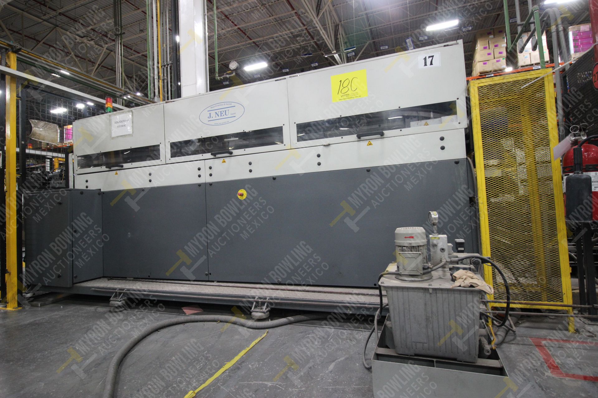 Cell #1: J.Neu, Mod. NFB 035 CNC tube bending machine NFB 030S-2500, Serie 1214233 -mfg year 2014 - Image 10 of 30