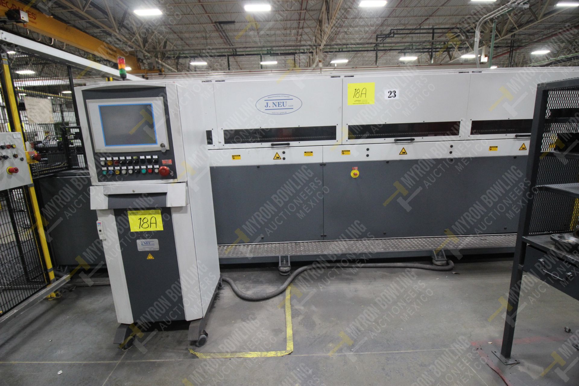 Cell #1: J.Neu, Mod. NFB 040-4000 CNC tube bending machine –mfg year 2015 - Image 12 of 18