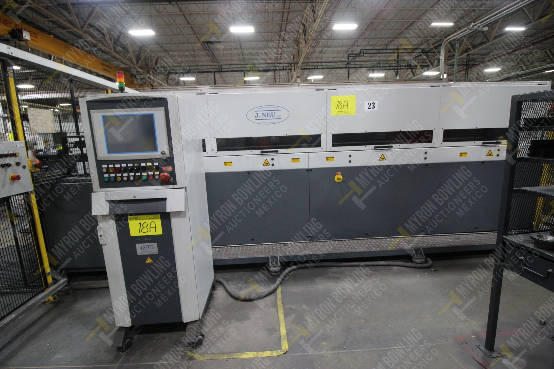 Cell #1: J.Neu, Mod. NFB 040-4000 CNC tube bending machine –mfg year 2015 - Image 17 of 18