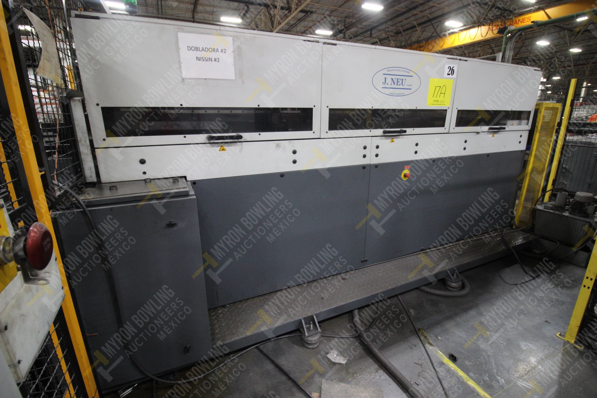 Cell #2: J.Neu, Mod. NFB 035 CNC tube bending machine, –mfg year 2002