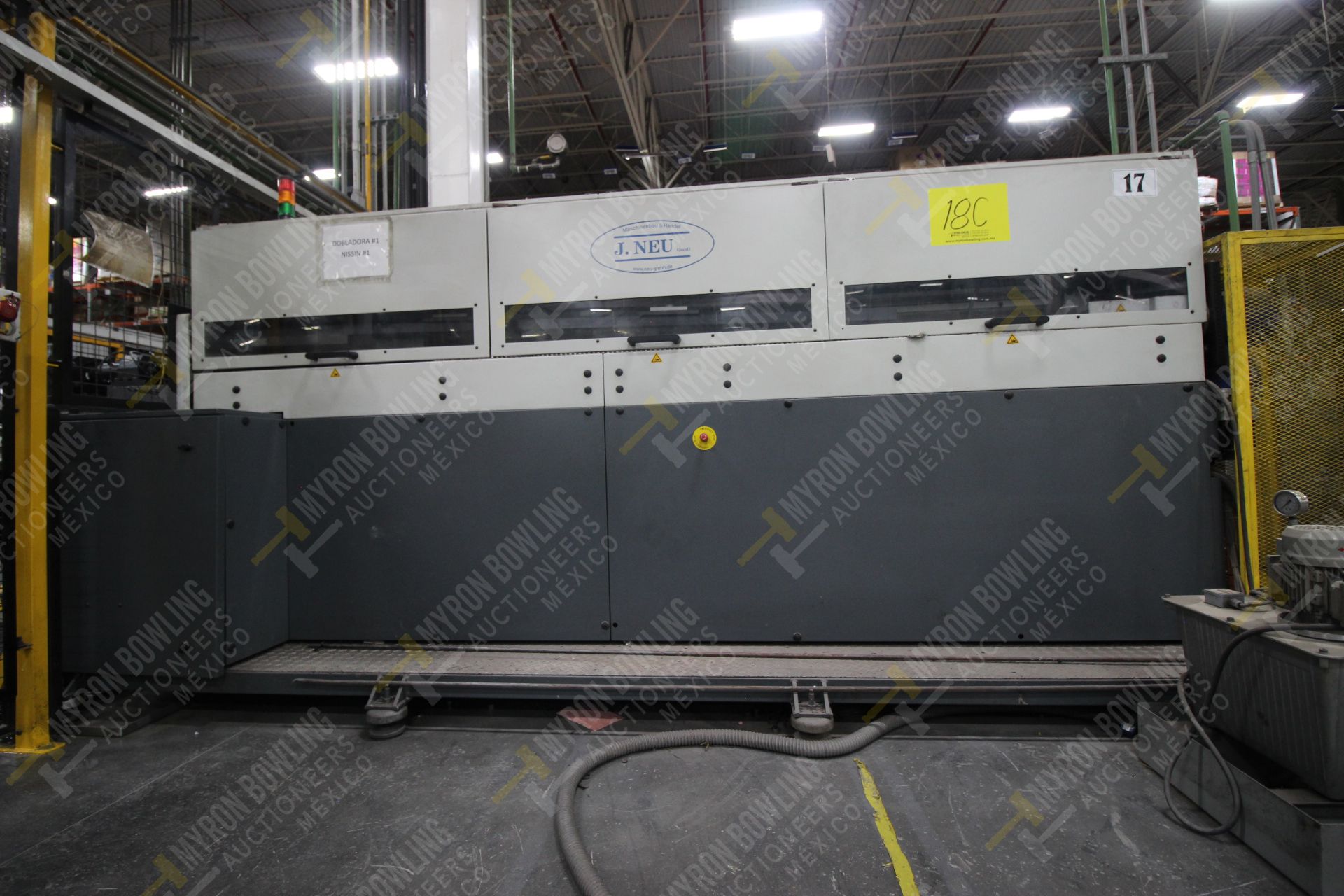 Cell #1: J.Neu, Mod. NFB 035 CNC tube bending machine NFB 030S-2500, Serie 1214233 -mfg year 2014 - Image 4 of 30