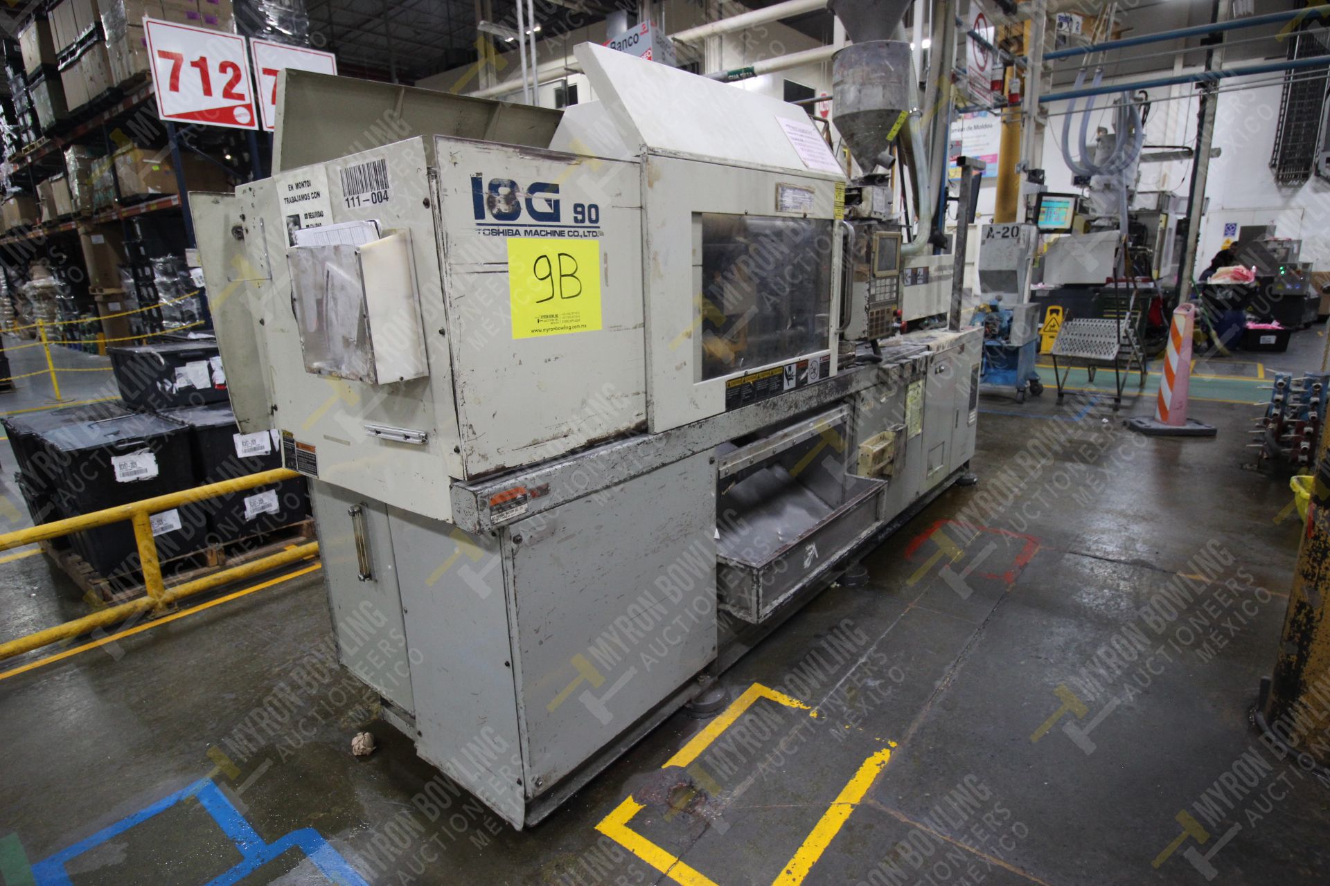 90 Ton Toshiba Machine Co., LTD. Mod. ISG90-V10 - mgf 1997, shot size 4.6 OZ, 21.8" x 21.8" platens - Image 16 of 16