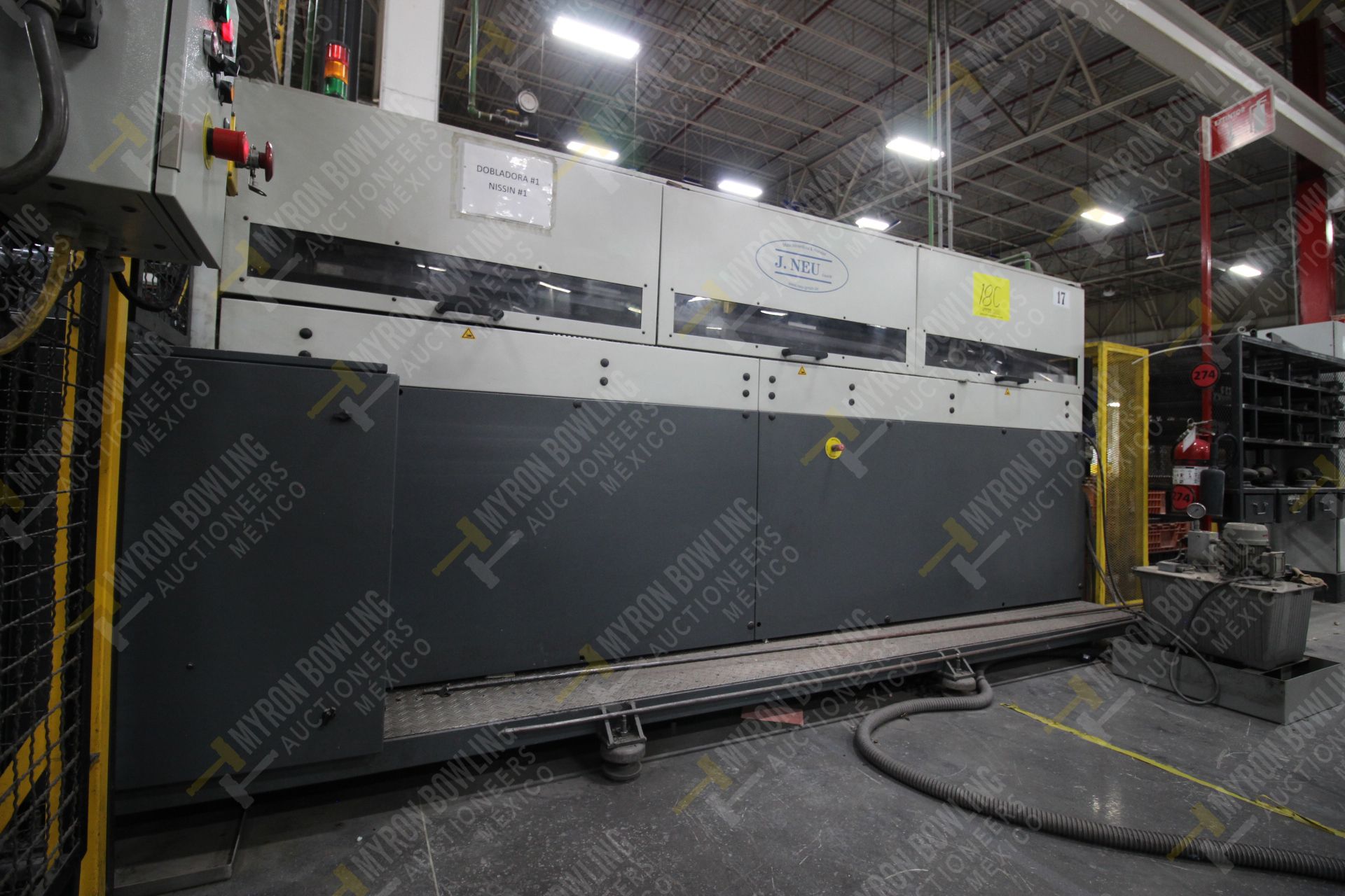 Cell #1: J.Neu, Mod. NFB 035 CNC tube bending machine NFB 030S-2500, Serie 1214233 -mfg year 2014 - Image 6 of 30