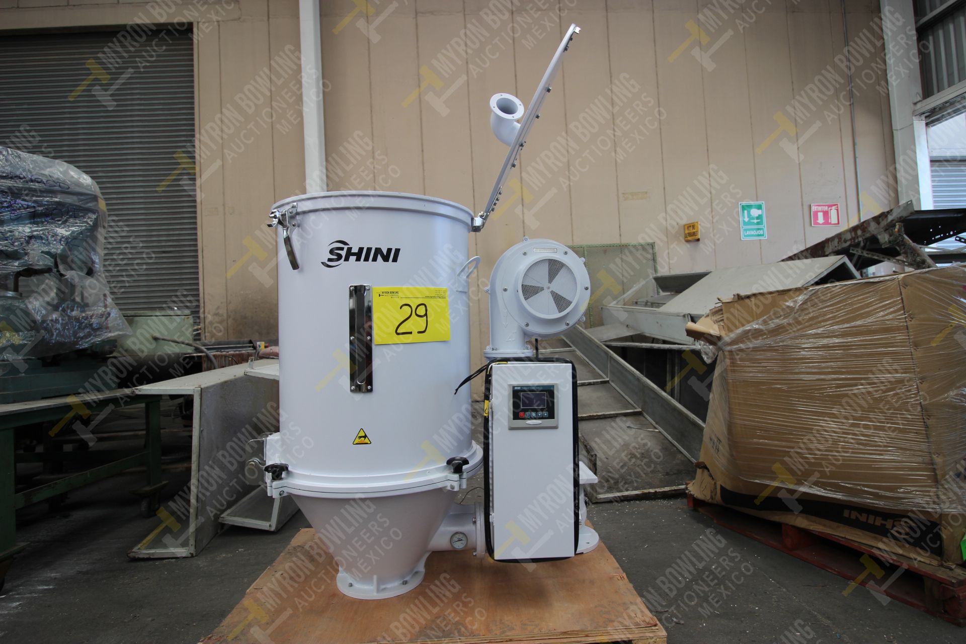 Shini Plastics Technologies 100kg. hopper dryer mod. SHD-100SL-CE, serial number 2HD16100395 - Image 16 of 16