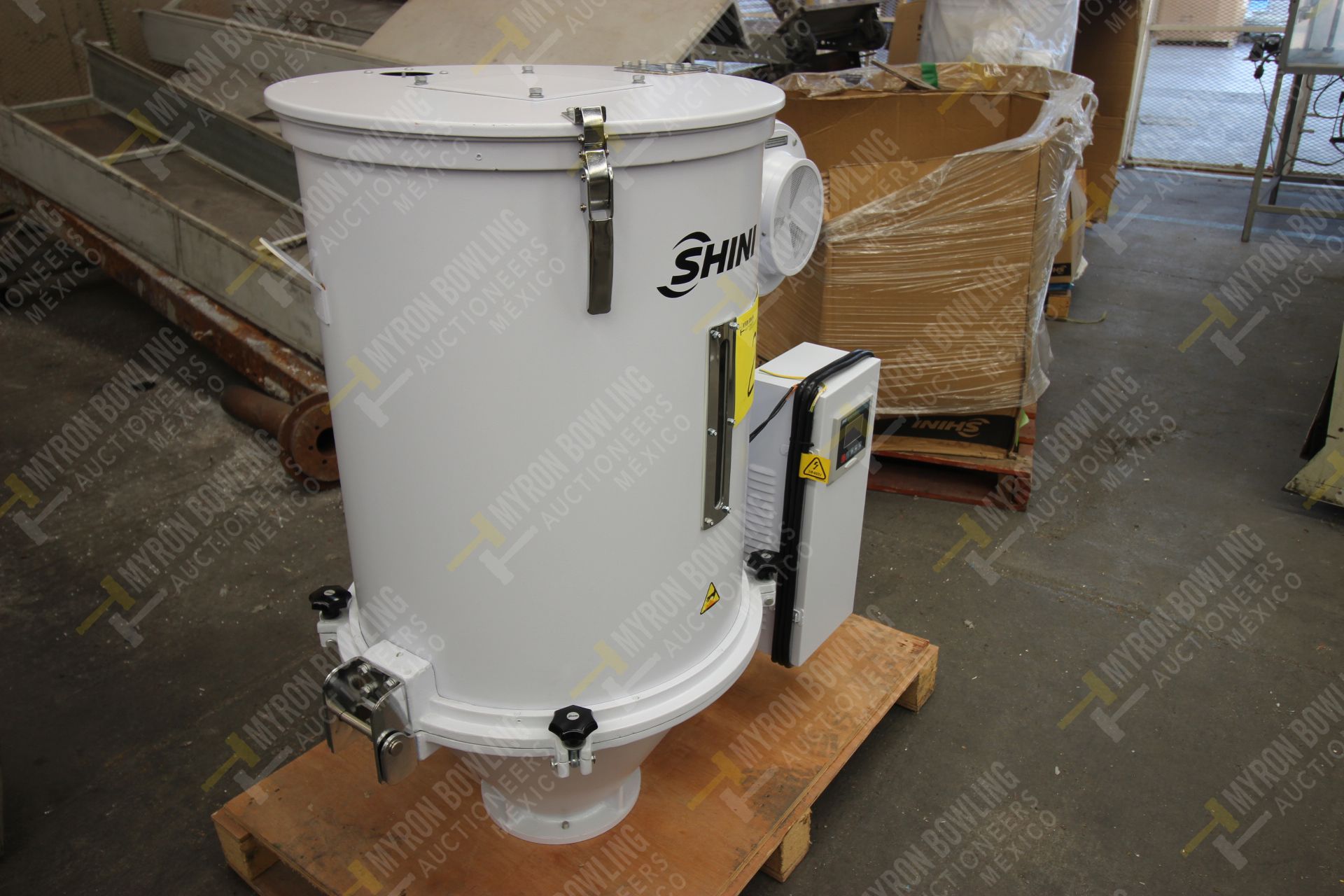 Shini Plastics Technologies 100kg. hopper dryer mod. SHD-100SL-CE, serial number 2HD16100395 - Image 7 of 16