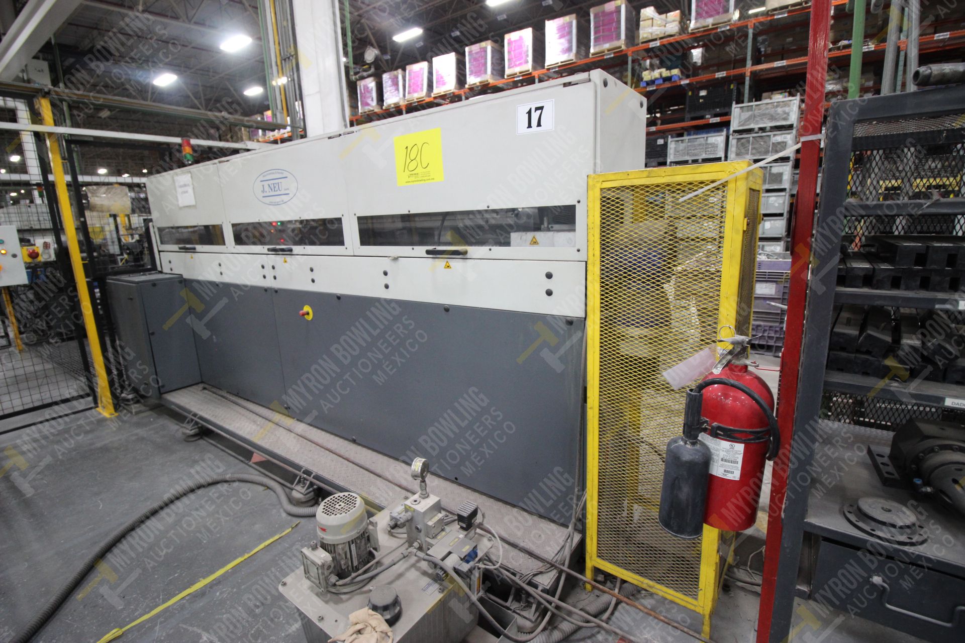 Cell #1: J.Neu, Mod. NFB 035 CNC tube bending machine NFB 030S-2500, Serie 1214233 -mfg year 2014 - Image 7 of 30