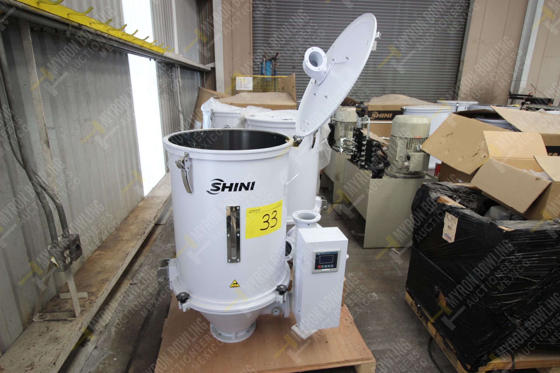 Shini Plastics Technologies 100kg. hopper dryer mod. SHD-100SL-CE, serial number 2HD16100381 - Image 12 of 13