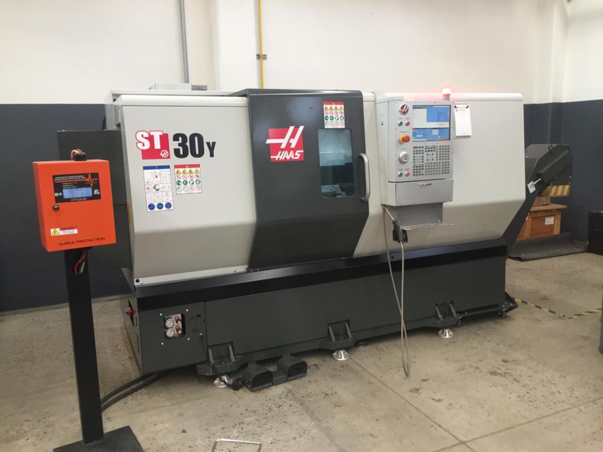 Haas ST-30Y high performance CNC Turning Center. Mfg. year 2018