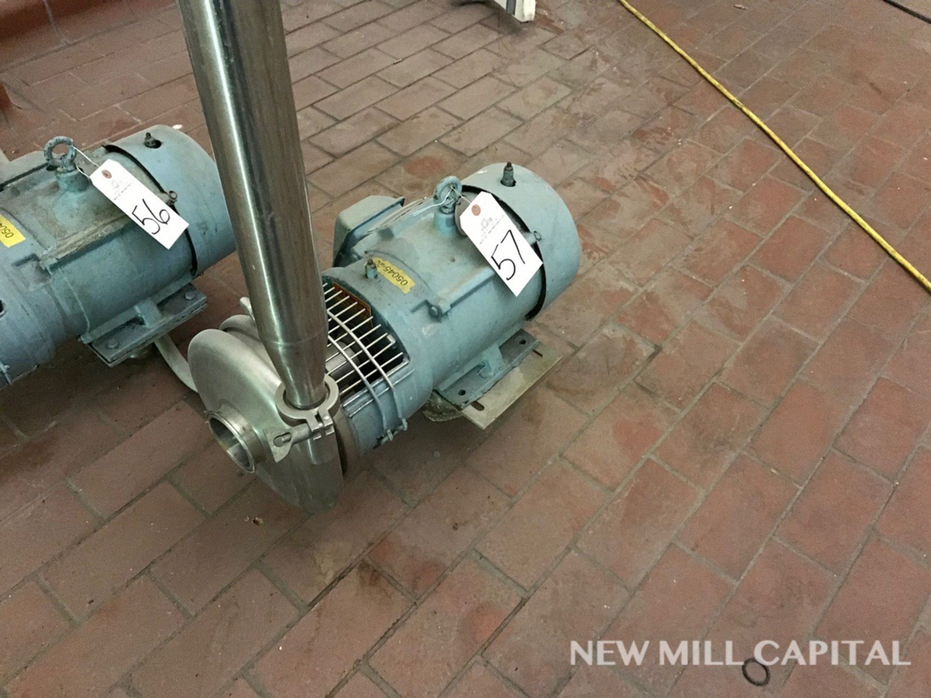 Stainless Steel Centrifugal Pump, 3HP, 3in Inlet, 1.5in Outlet | Rigging Fee: $50