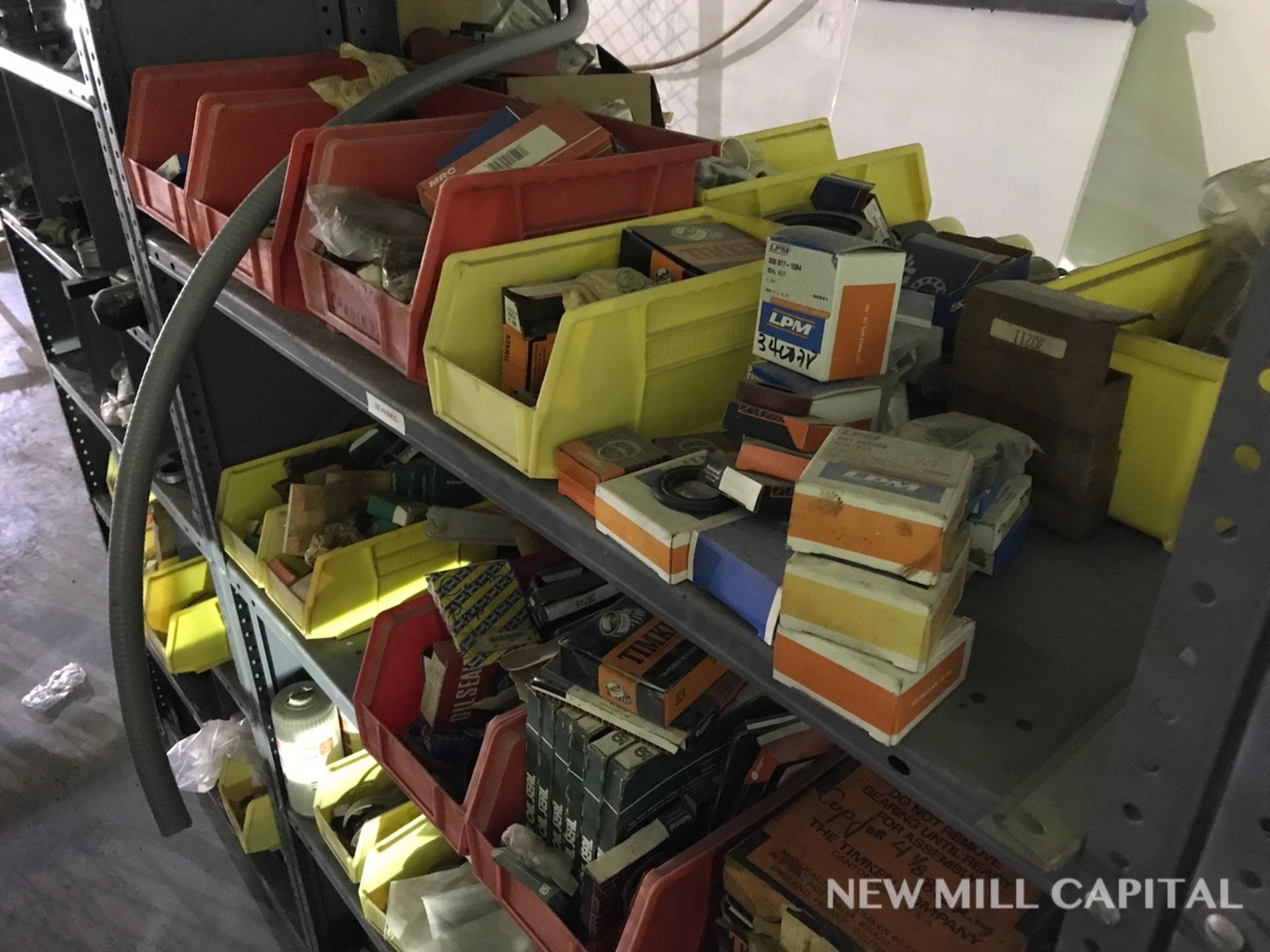 (4) Shelves of Bearings, Electrical, and Plumbing Parts | Rigging Fee: $300 - Image 7 of 9