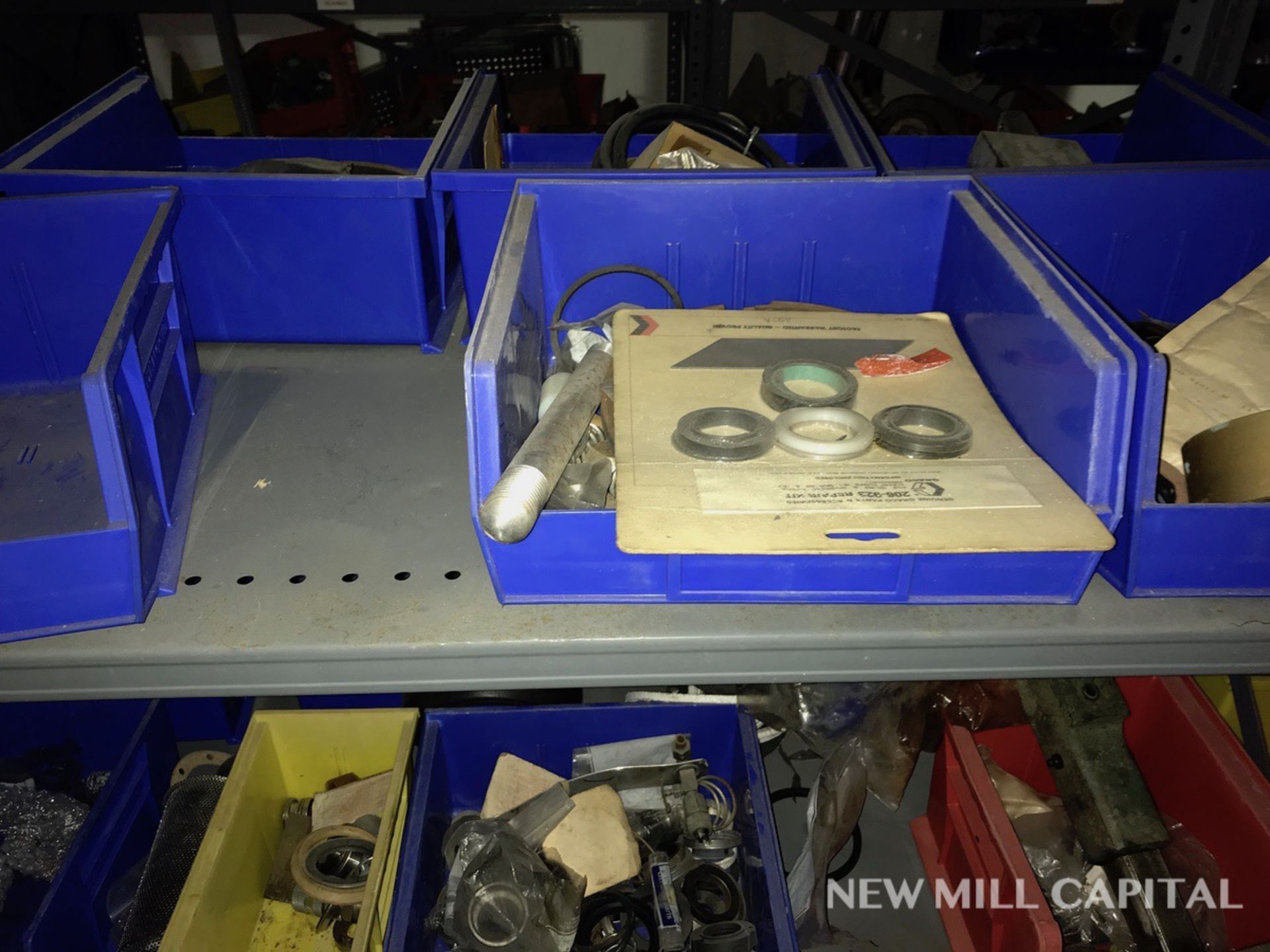 Federal Filler Parts, Floats, Hydraulic Motors, Air Regulators, 4 Shelves | Rigging Fee: $300 - Image 4 of 14