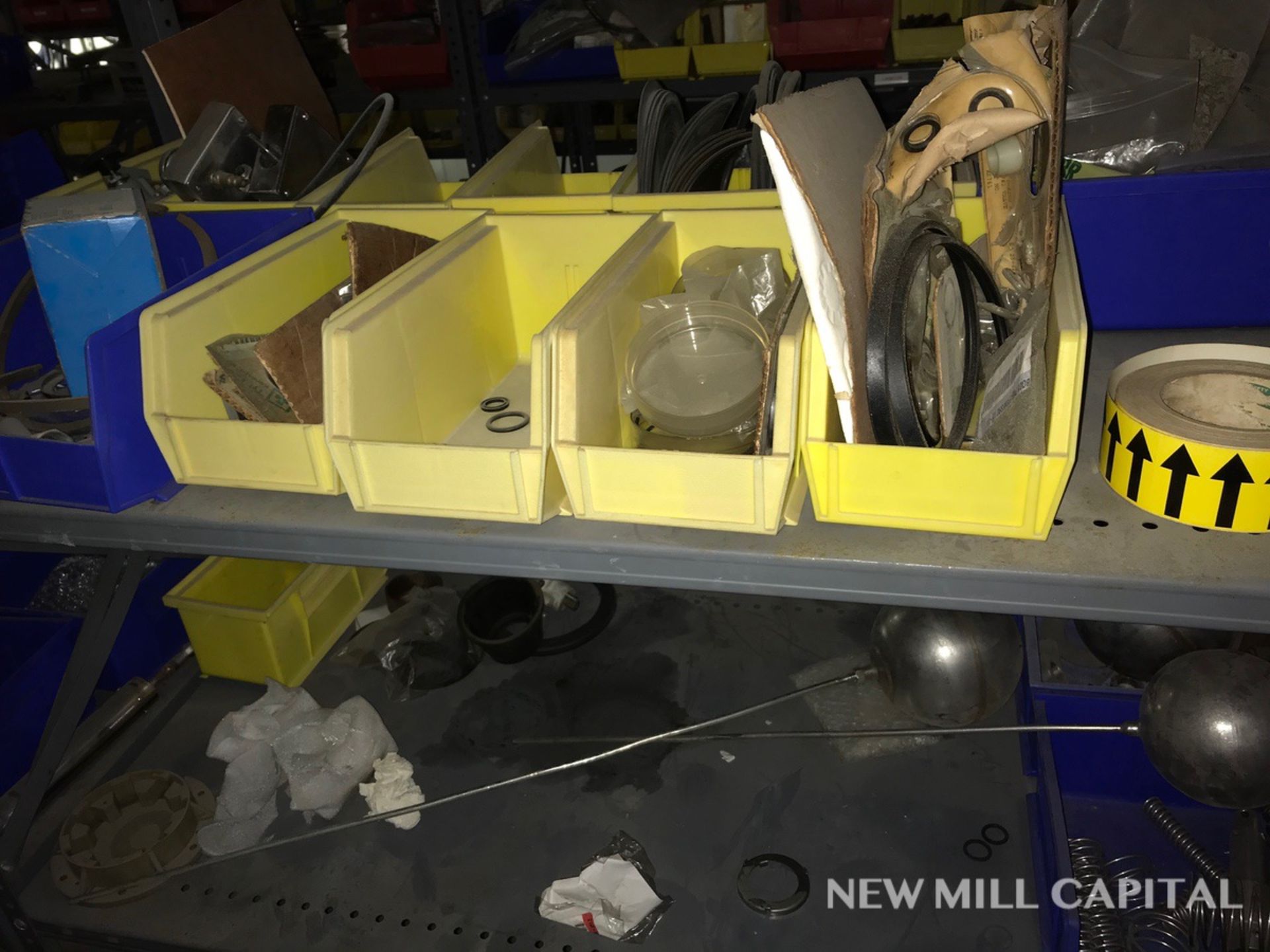 Federal Filler Parts, Floats, Hydraulic Motors, Air Regulators, 4 Shelves | Rigging Fee: $300 - Image 14 of 14