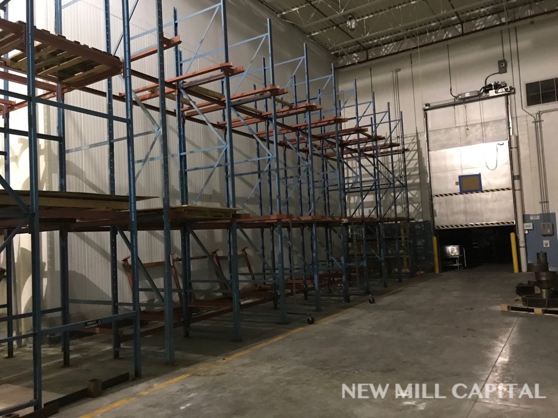 Pallet Racking, 2 Deep, 3 High, 8 Sections, 18ft Tall | Rigging Fee: $1600
