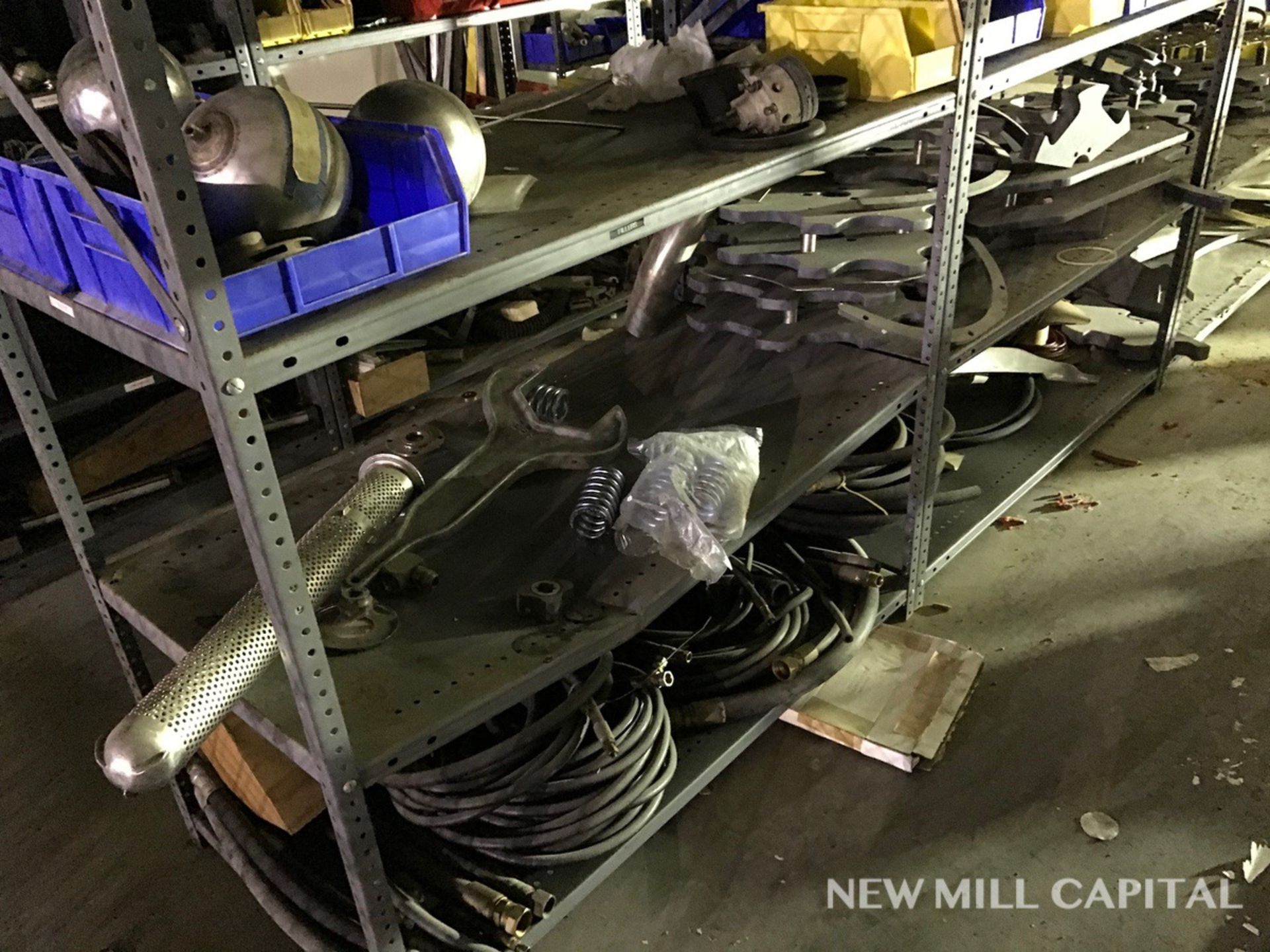 Federal Filler Parts, Floats, Hydraulic Motors, Air Regulators, 4 Shelves | Rigging Fee: $300 - Image 2 of 14