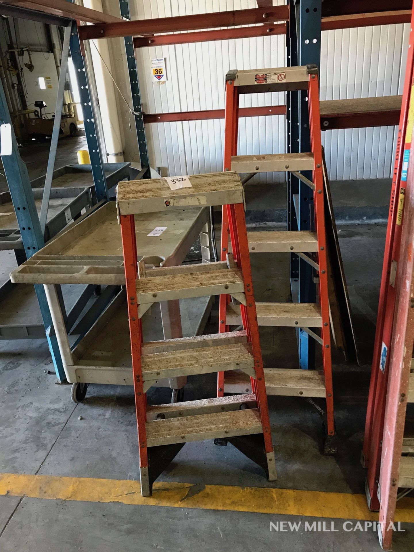 (2) Ladders, 4ft, 5ft | Rigging Fee: $50