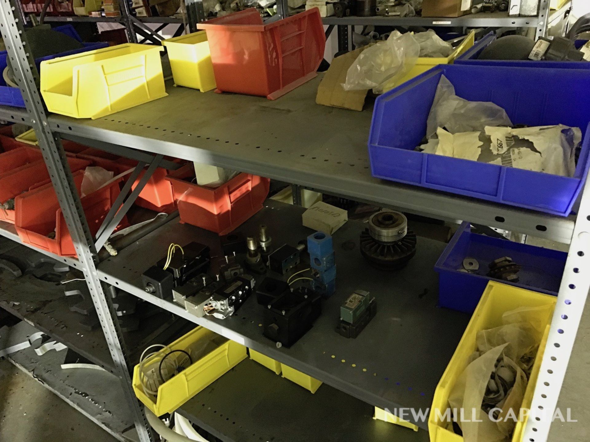 Federal Filler Parts, Floats, Hydraulic Motors, Air Regulators, 4 Shelves | Rigging Fee: $300 - Image 6 of 14