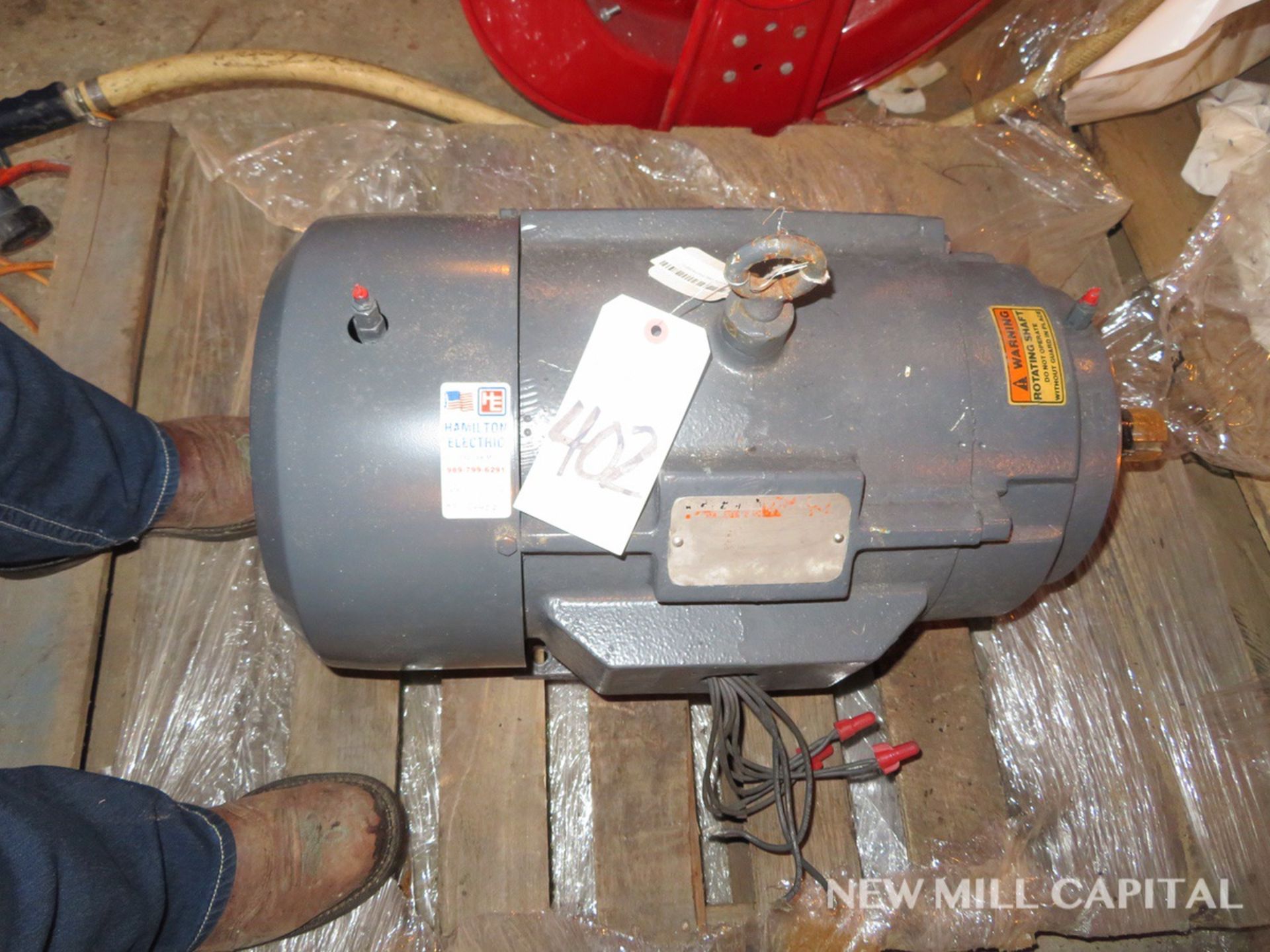 Reliance Electric Motor, 15 HP, Model P25E3373R | Rigging Fee: $50