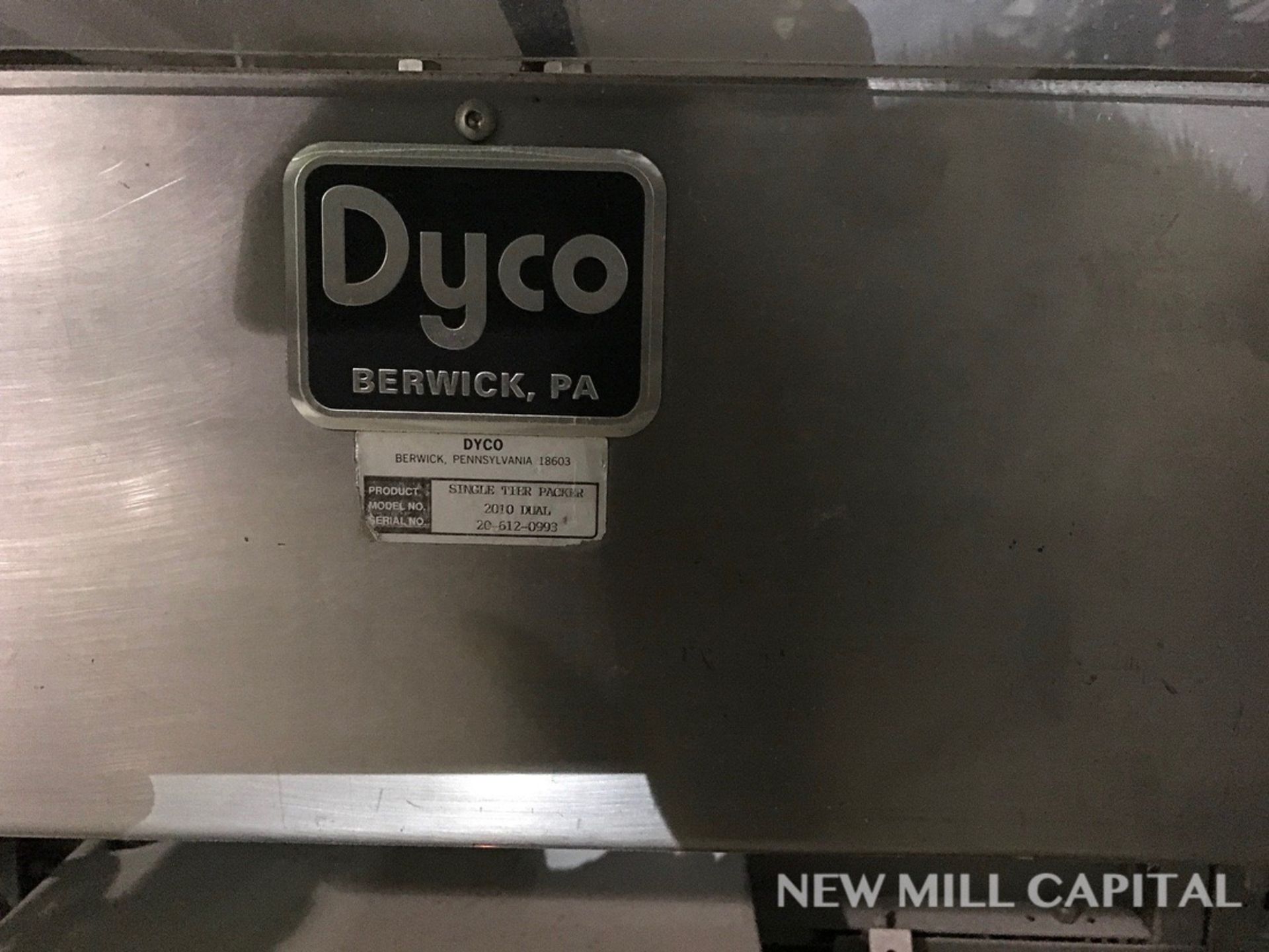 Dyco 210DUO Bagging Table, S/N: 20-612-0993 | Rigging Fee: $1250 - Bild 3 aus 3