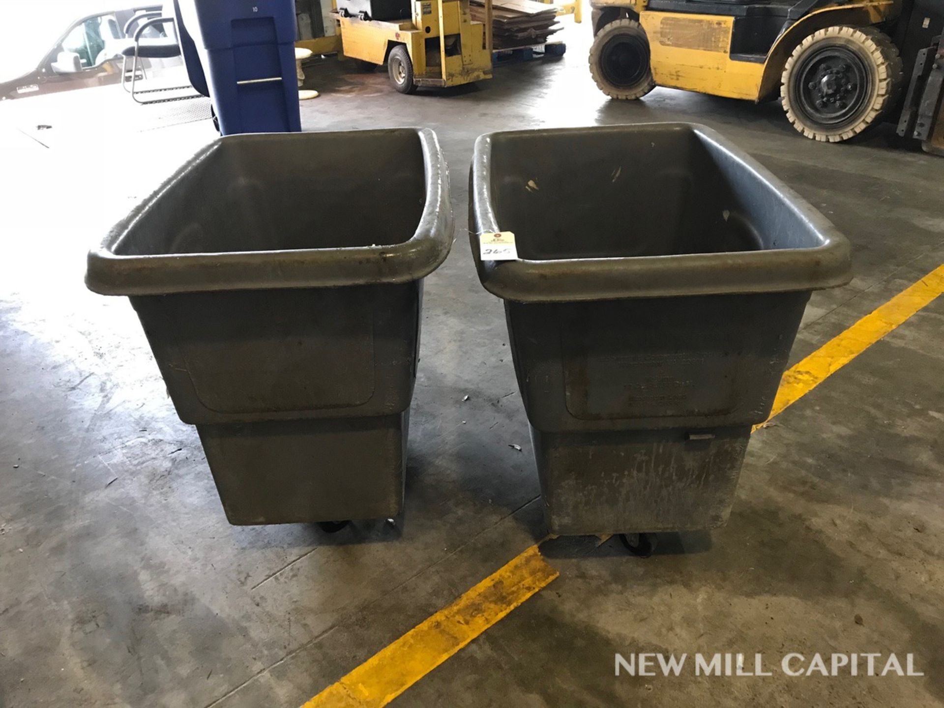 (2) Rubbermaid 12 cuft Dumpsters | Rigging Fee: $25