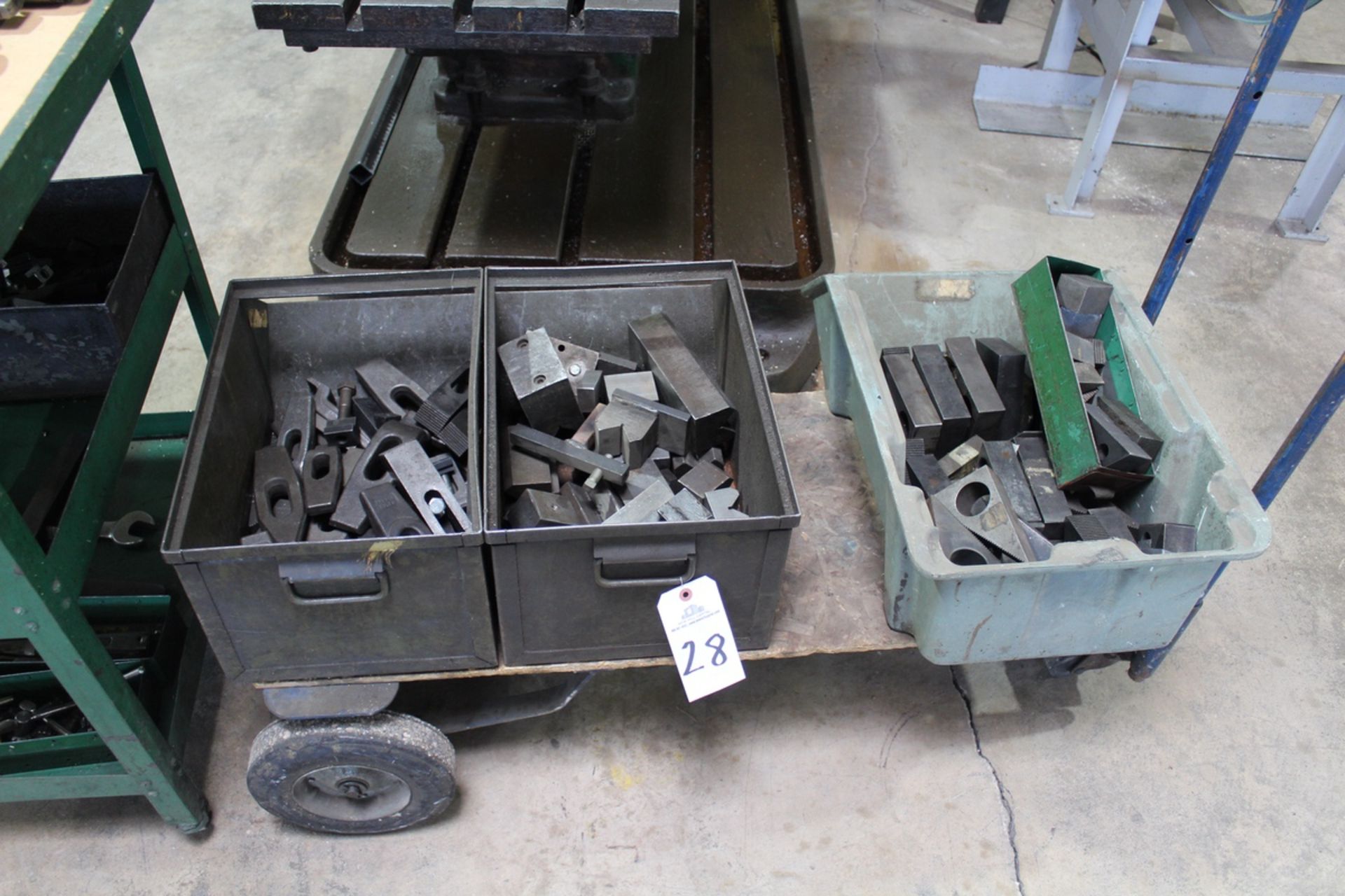 Lot of Tie Down Tooling w/Cart | Rig Fee: $25