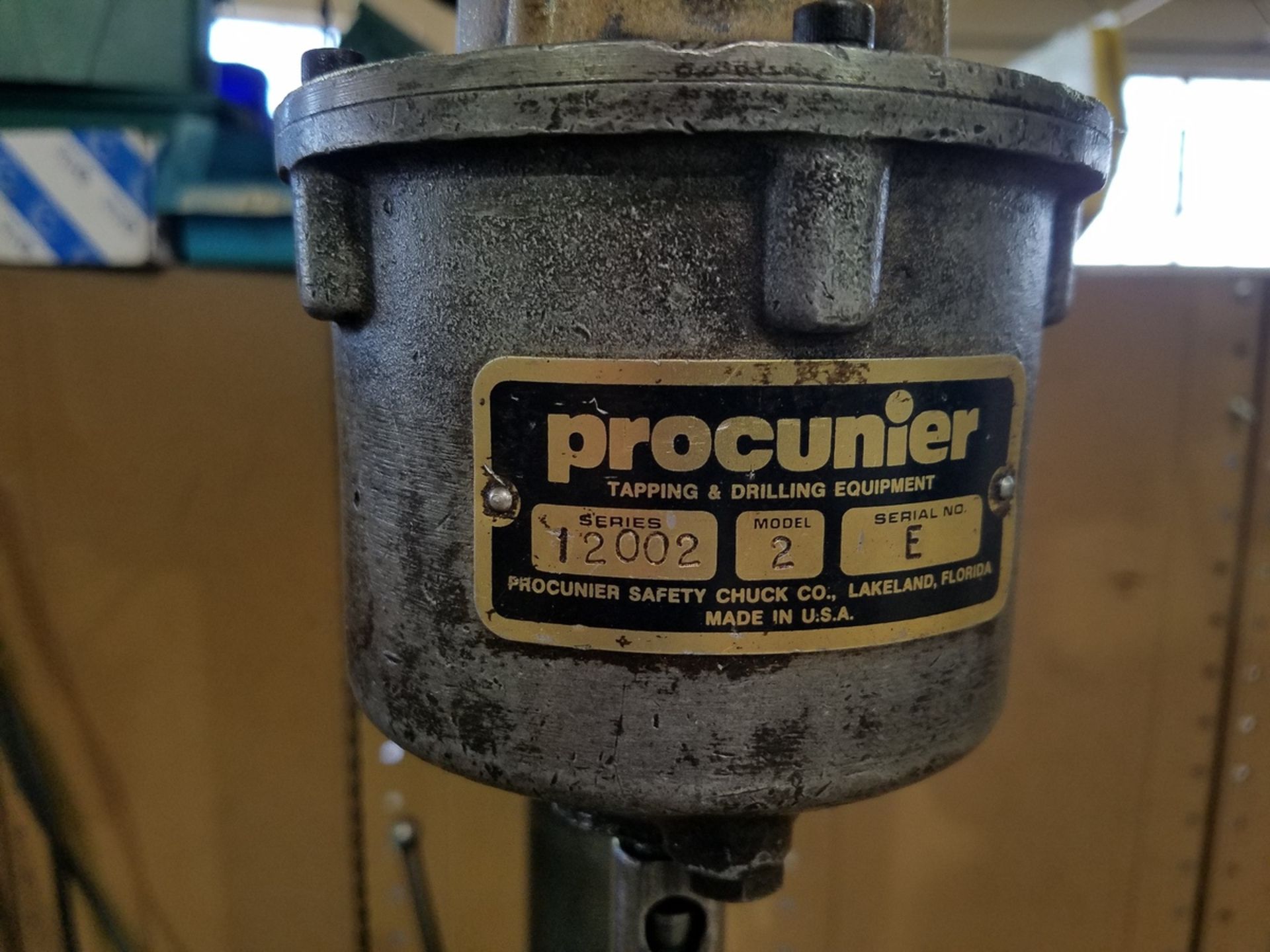 Clausing Drill Press, M# 1640, S/N 121707, w/Procunier Series 12002 Tapping Head | Rig Fee: $65 - Image 3 of 3