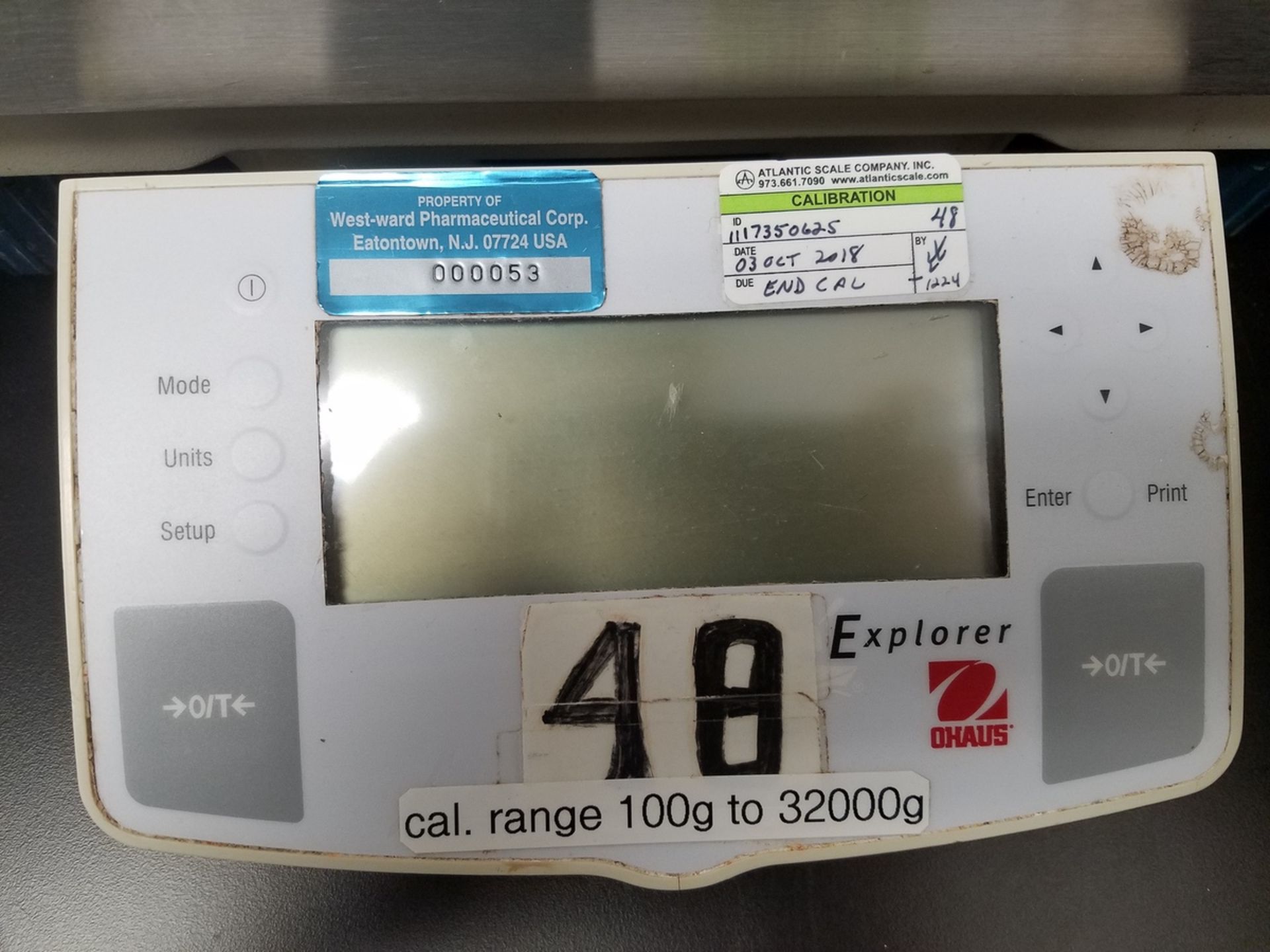 Ohaus Balance Scale, M# E0M210, S/N 0BE32001 | Rig Fee: $30 or HC - Image 2 of 3