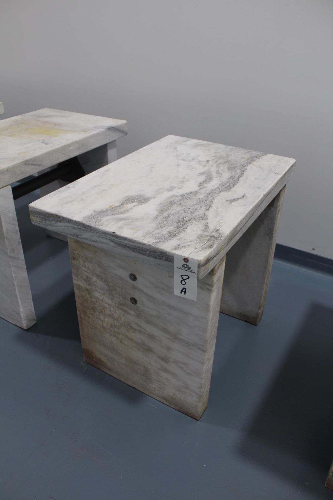 Marble Balance Table, 24" x 35" x 3" | Rig Fee: $60