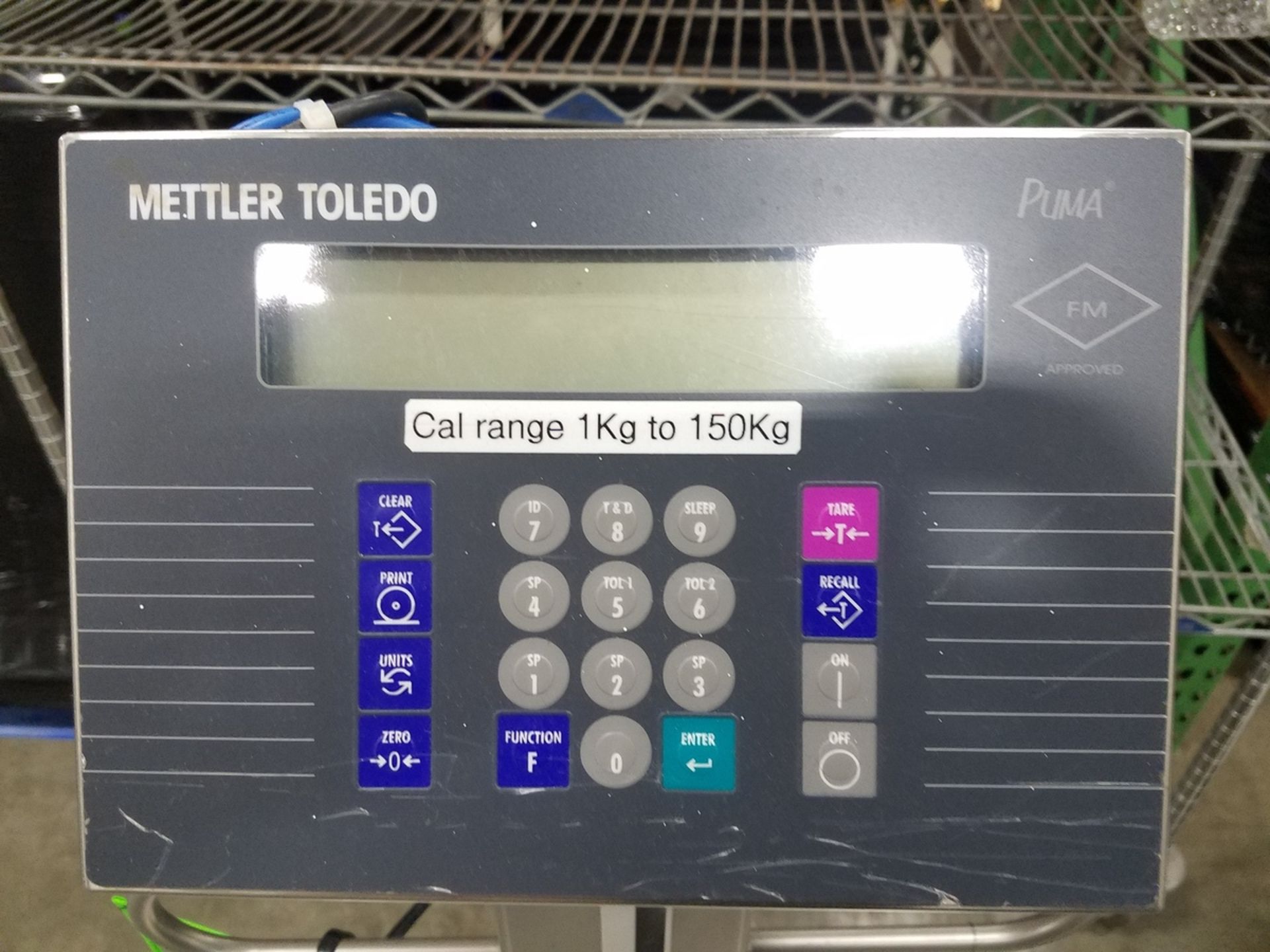 Mettler Toledo Portable Floor Scale, M# Puma, S/N 5500551-5KG | Rig Fee: $75 - Image 2 of 3