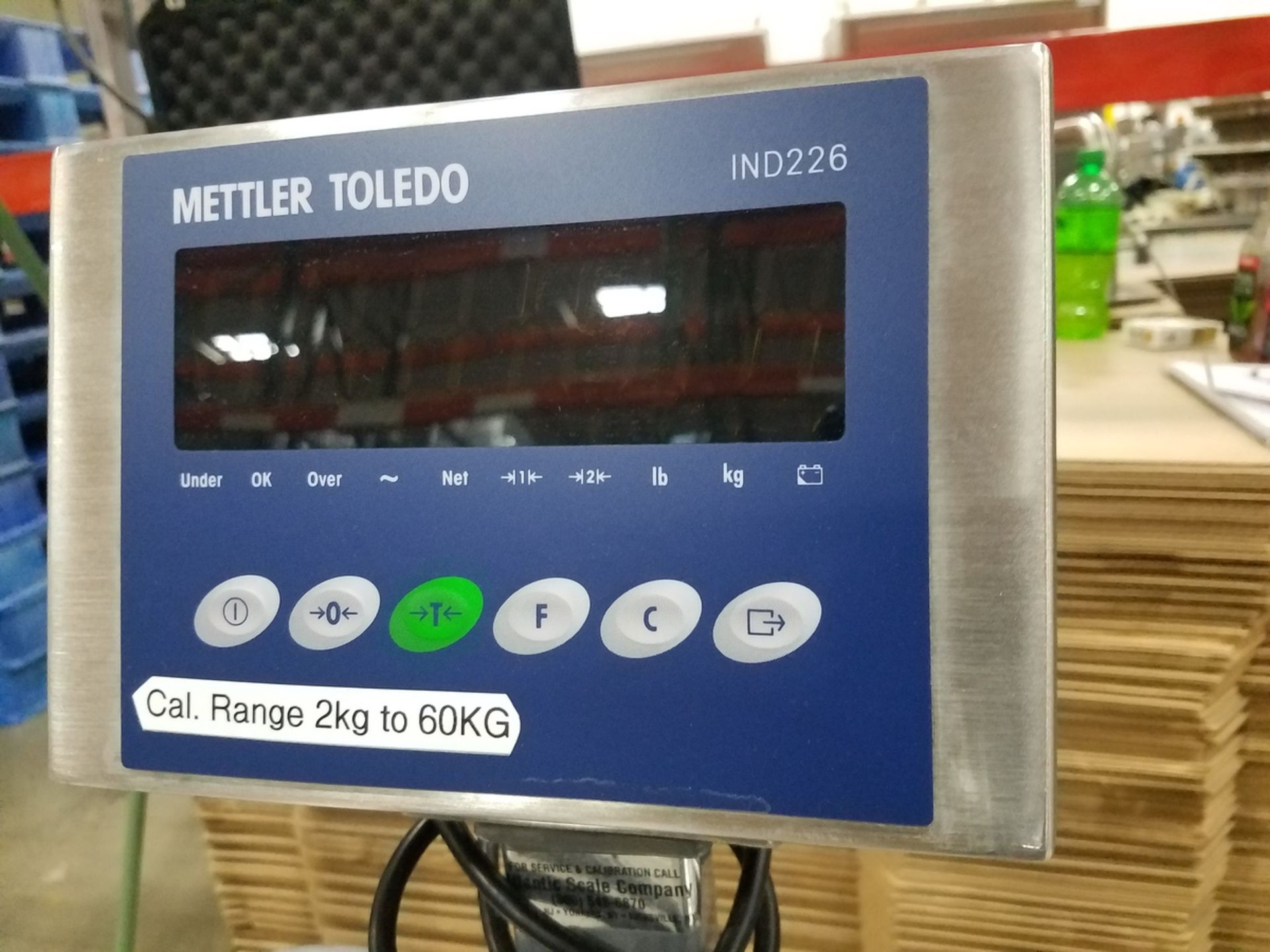 Mettler Toledo Portable Scale, M# IND226, S/N 00502126 CN | Rig Fee: $40 - Image 2 of 3