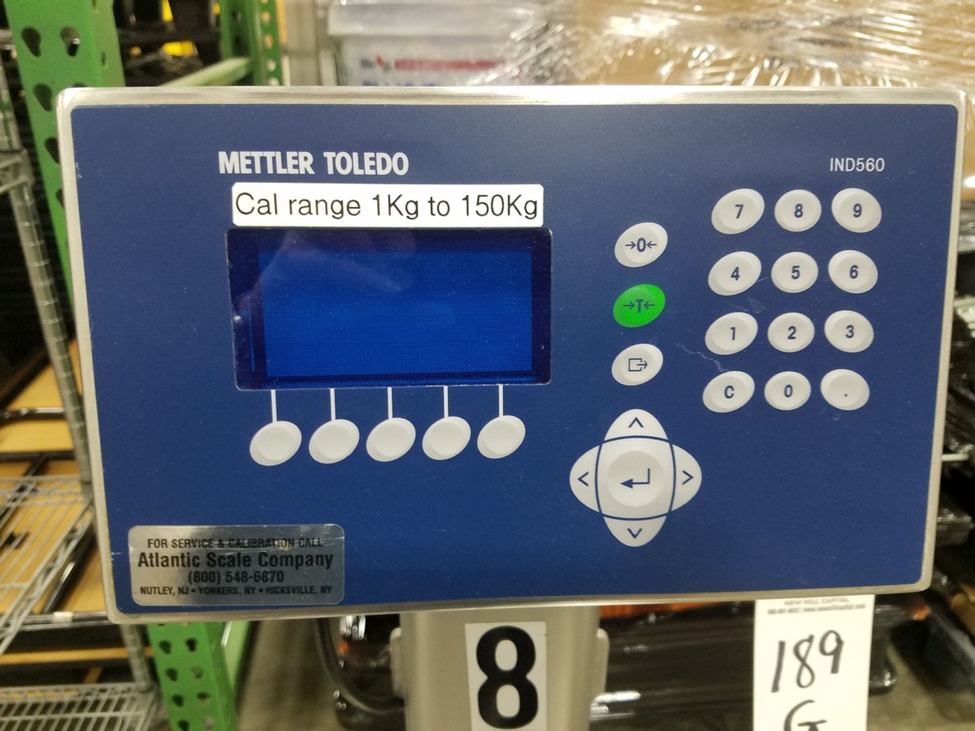 Mettler Toledo Portable Floor Scale, M# IND560 Harsh, S/N B207694888 | Rig Fee: $75 - Image 2 of 3