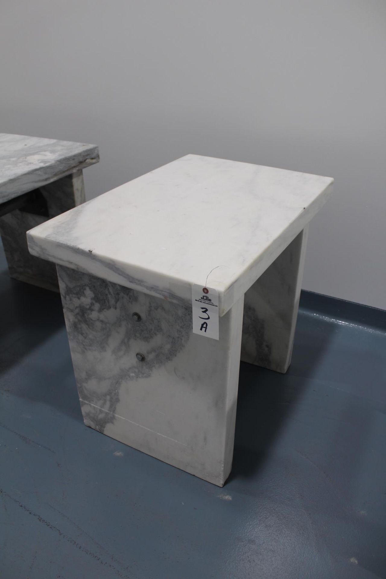 Marble Balance Table, 24" x 35" x 3" | Rig Fee: $60