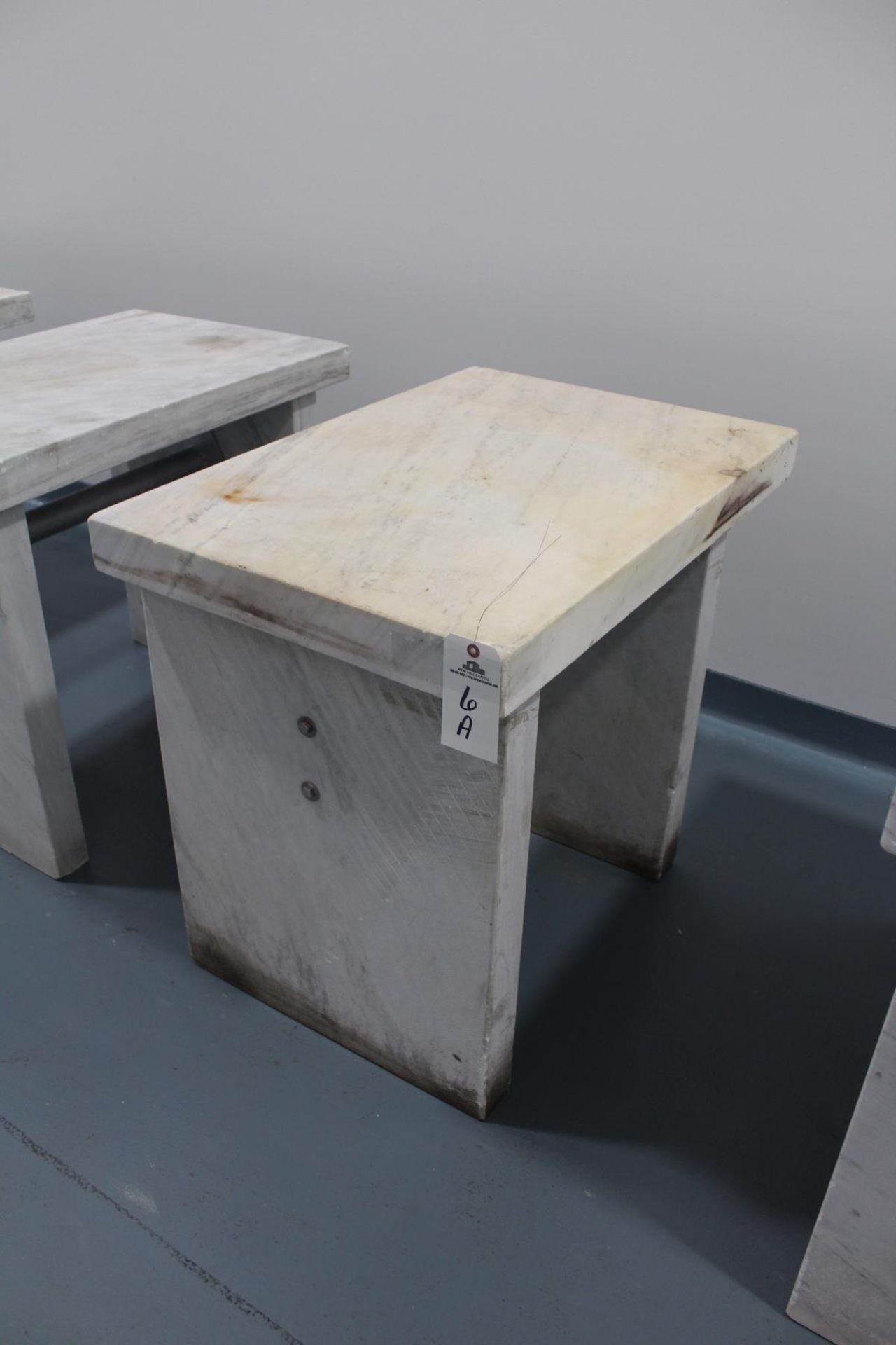 Marble Balance Table, 24" x 35" x 3" | Rig Fee: $60