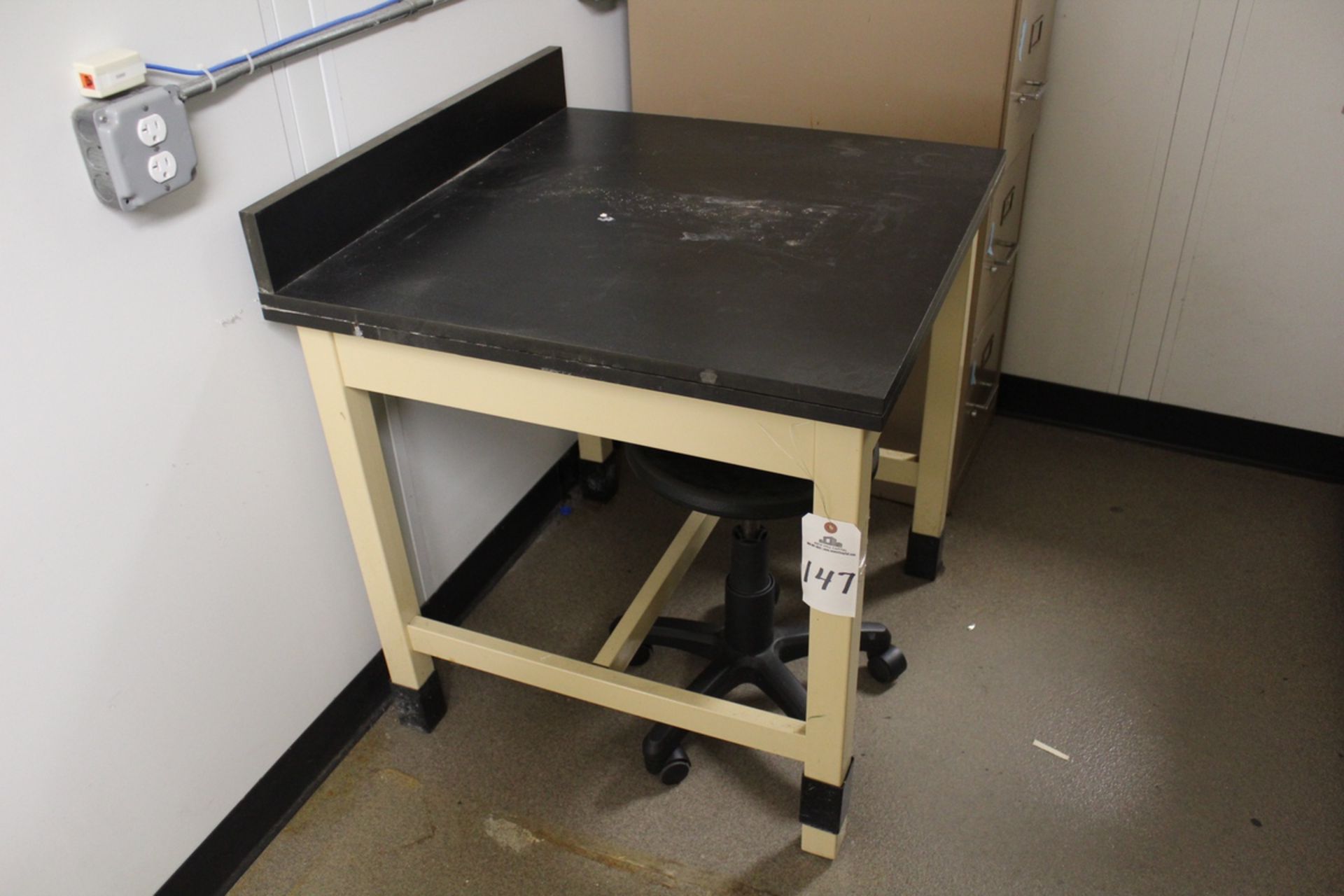 Metal Laboratory Table, 30" x 30" | Rig Fee: $30 or HC