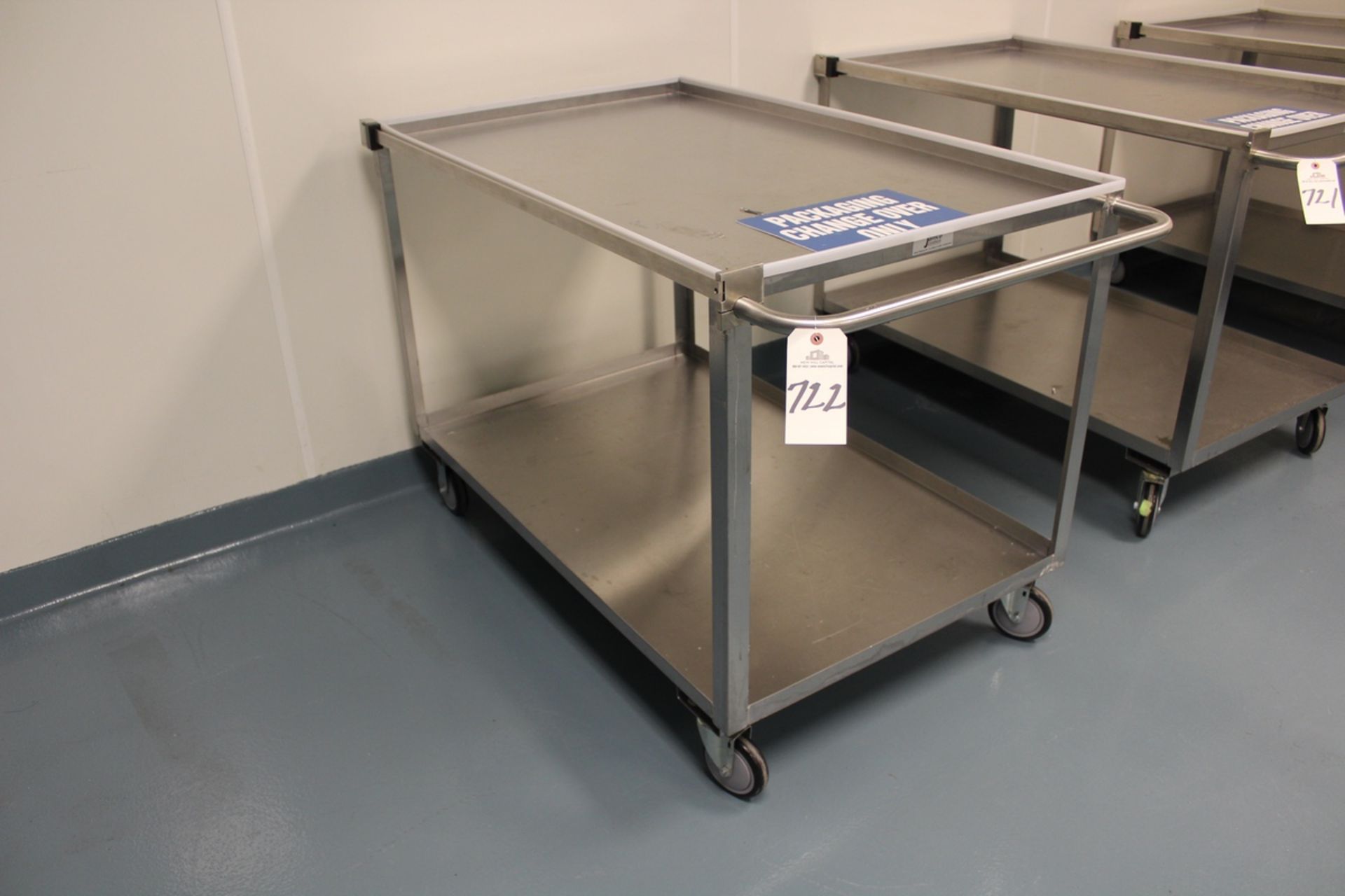 Stainless Steel Change Part Cart | Rig Fee: $20 or HC