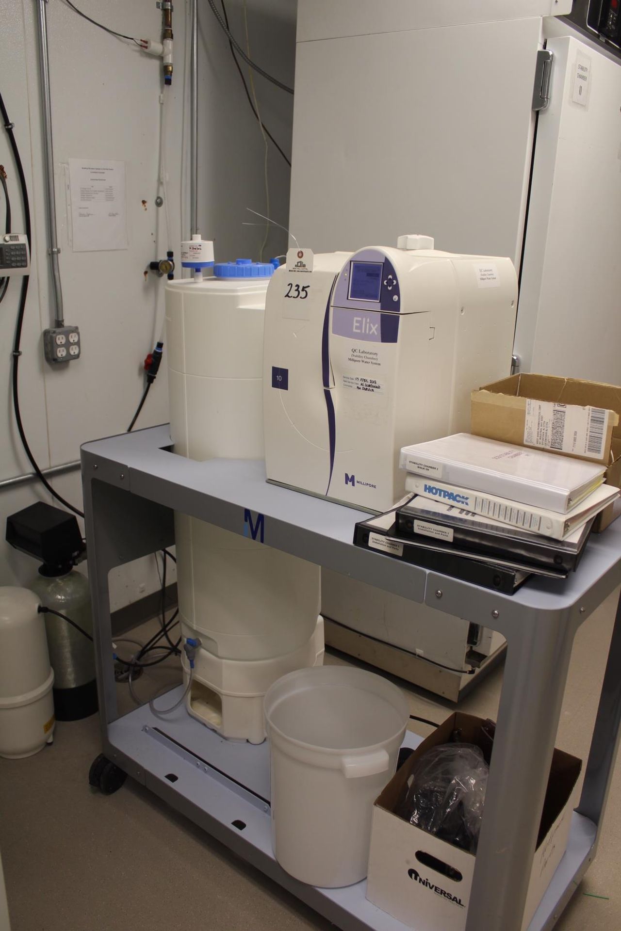 Millipore Elix 10, Water Purification System, S/N F1CA45738 D | Rig Fee: $100