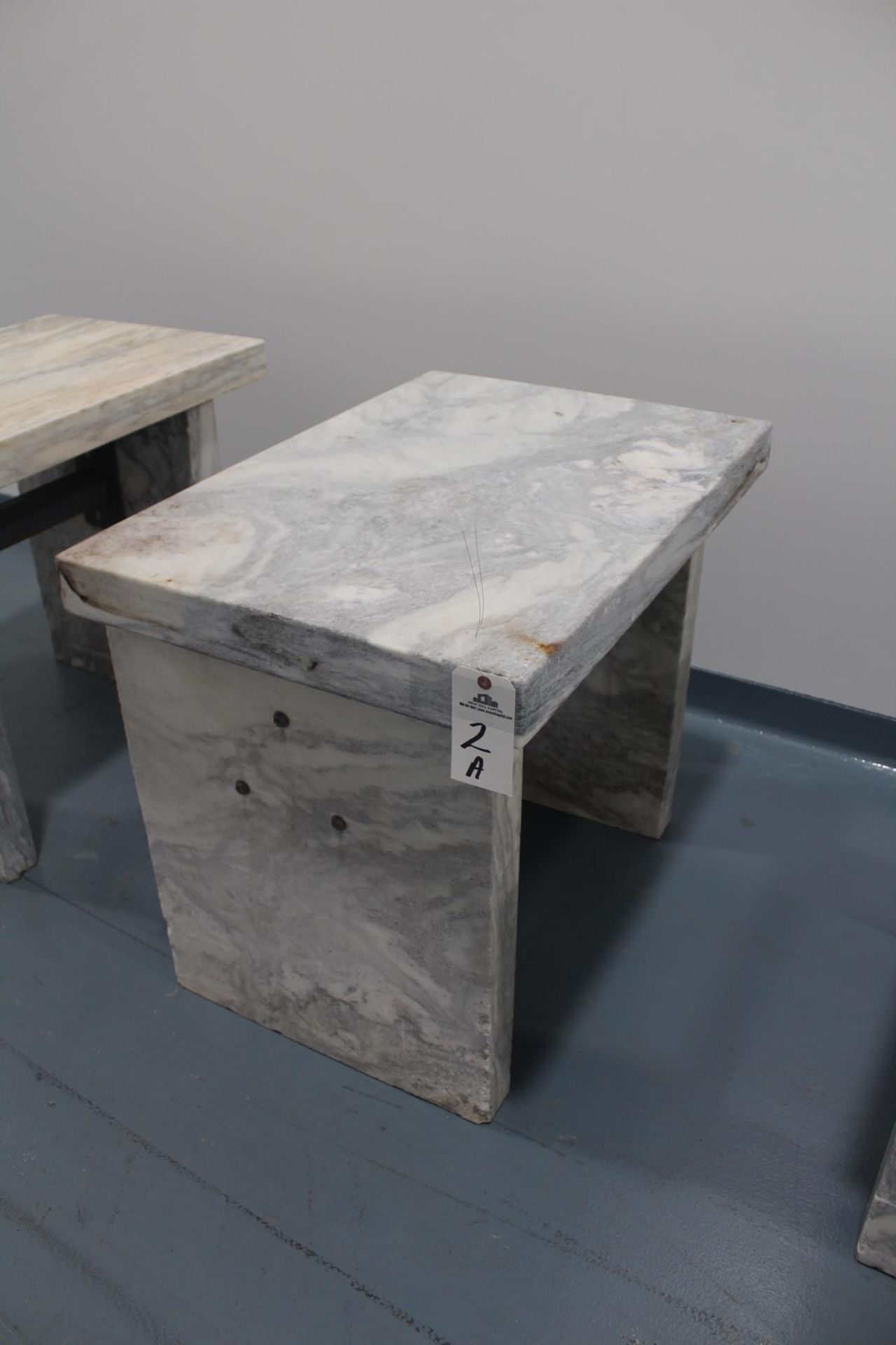 Marble Balance Table, 24" x 35" x 3" | Rig Fee: $60