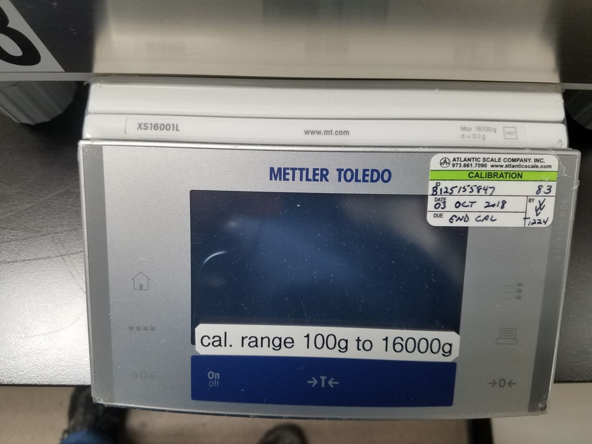 Mettler Toledo Balance Scale, M# XS16001L, S/N 125155847 | Rig Fee: $30 or HC - Image 2 of 3