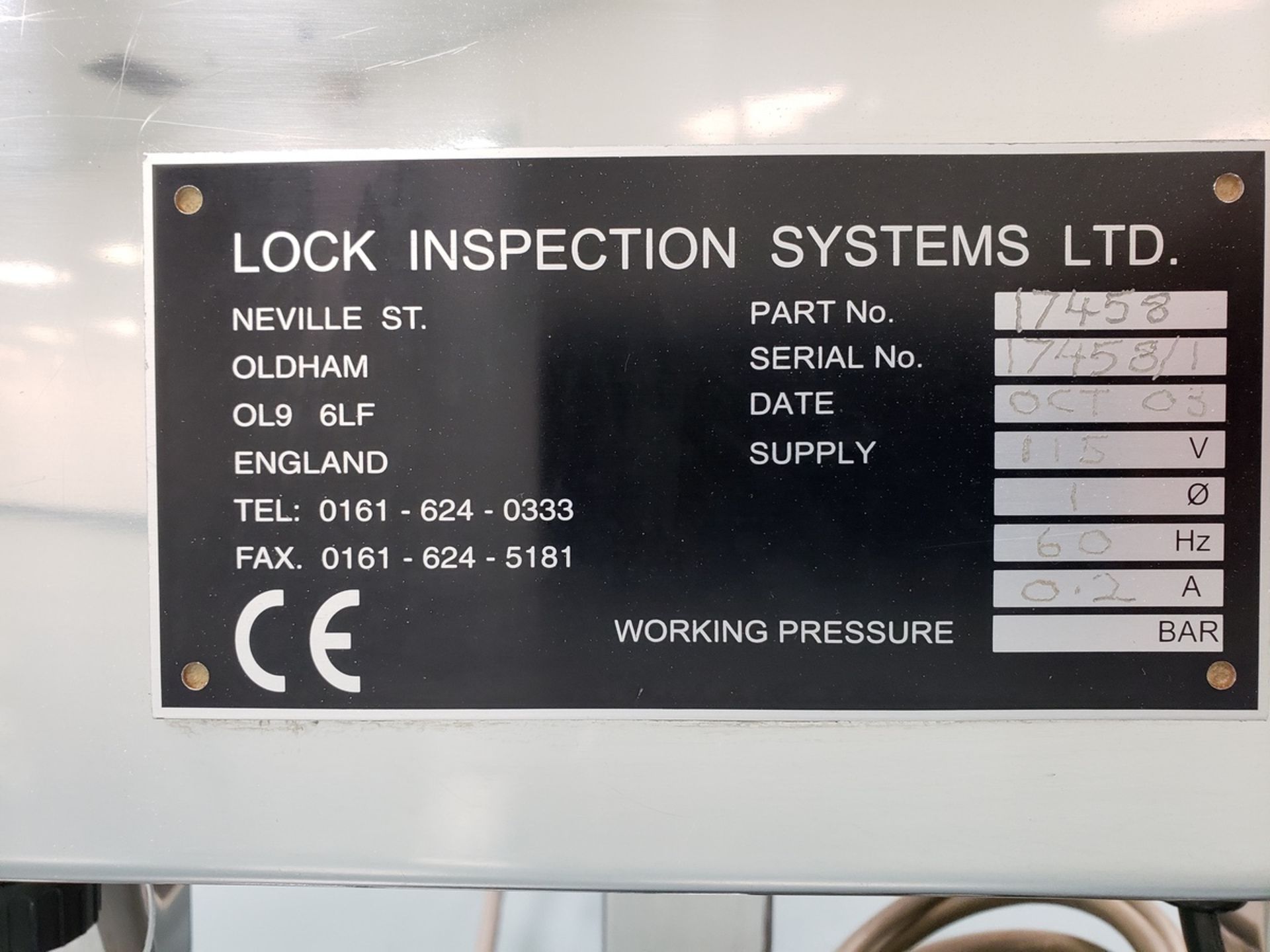 Lock Inspection Systems Metal Detector, M# Met 30+, S/N 17458/1 | Rig Fee: $60 - Image 2 of 2