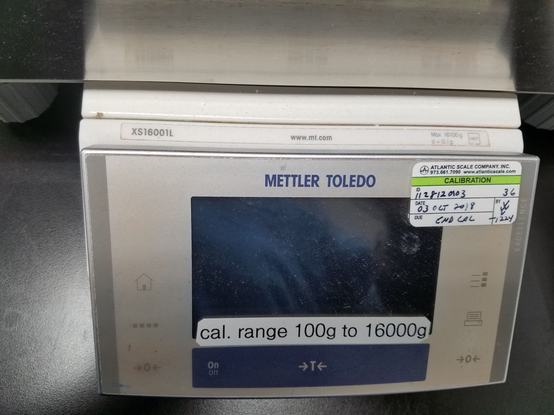 Mettler Toledo Balance Scale, M# XS16001L, S/N 112812013 | Rig Fee: $30 or HC - Image 2 of 3