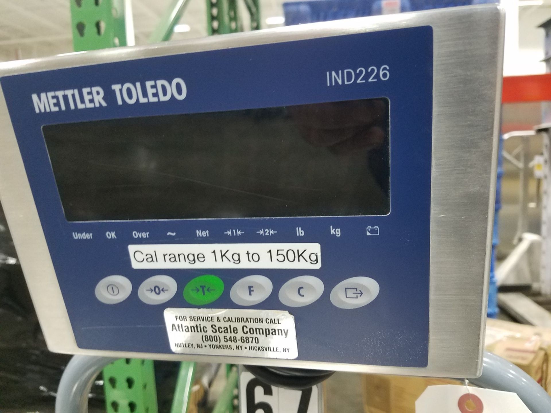 Mettler Toledo Portable Scale, M# IND226, S/N 01096516KK | Rig Fee: $40 - Image 2 of 3