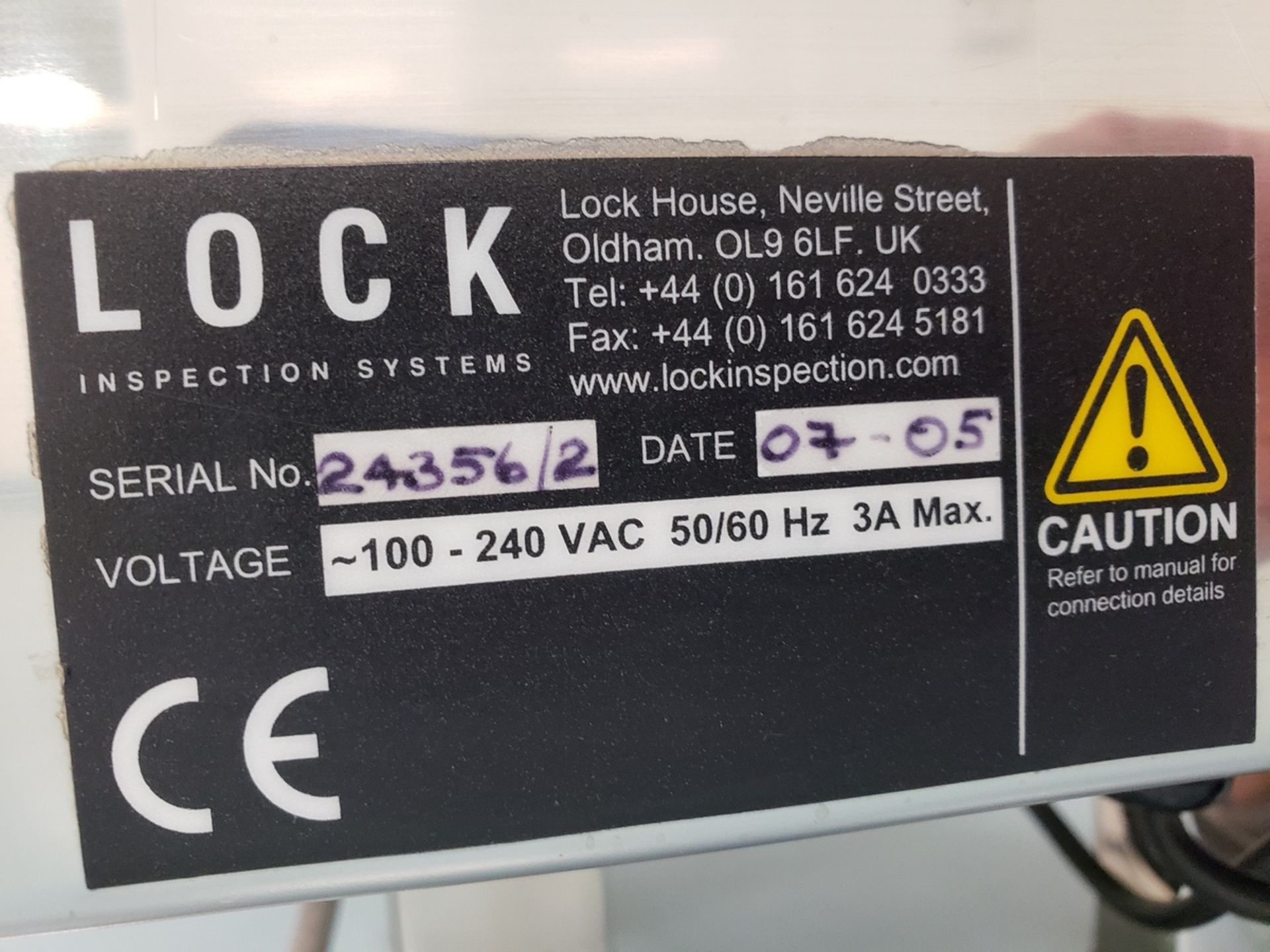 Lock Inspection Systems Metal Detector, M# Met 30+, S/N 24356/2 | Rig Fee: $60 - Image 2 of 2