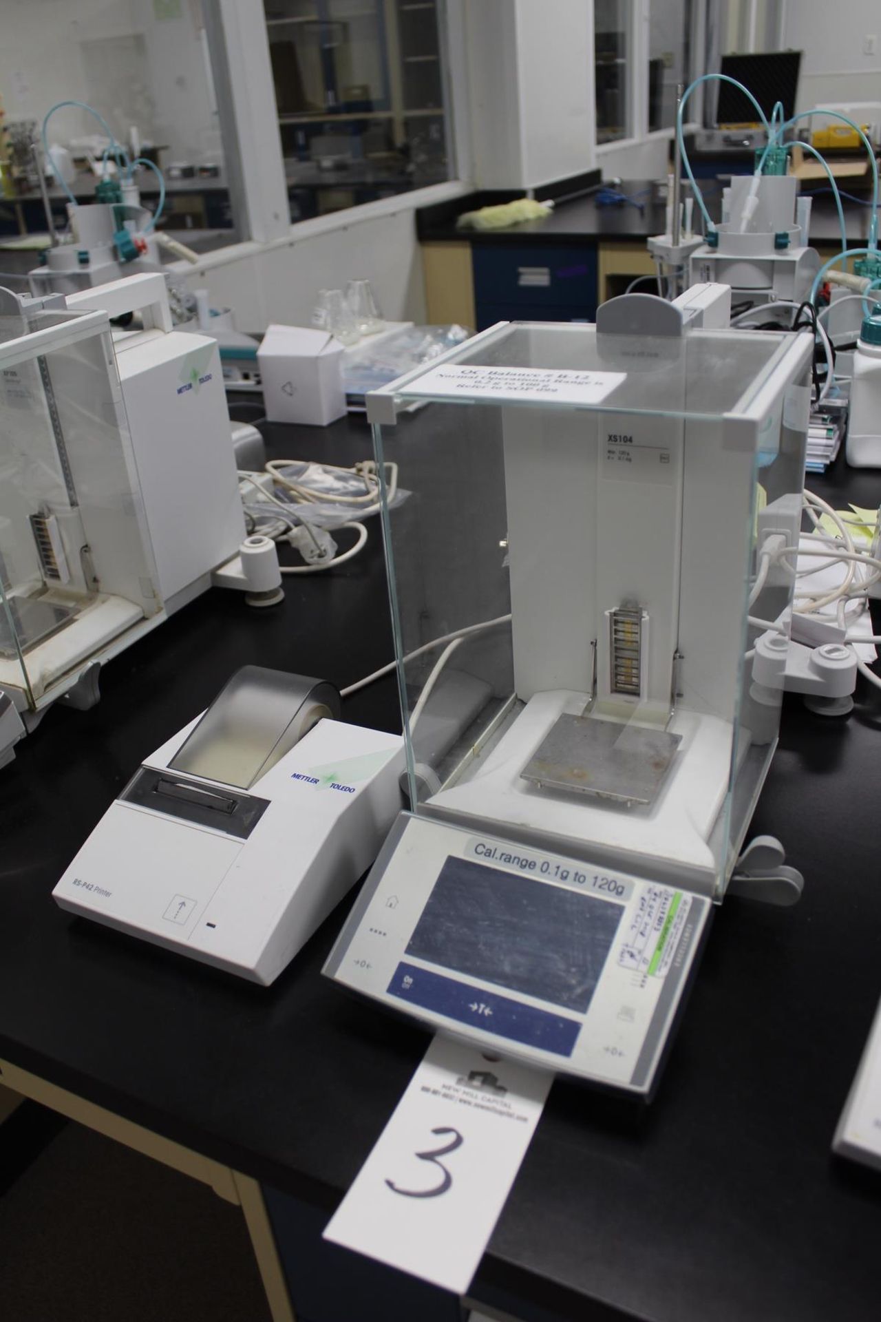 Mettler Toledo, Analytical Balance Scale, M# XS104, S/N 1126383383 | Rig Fee: $30 or HC