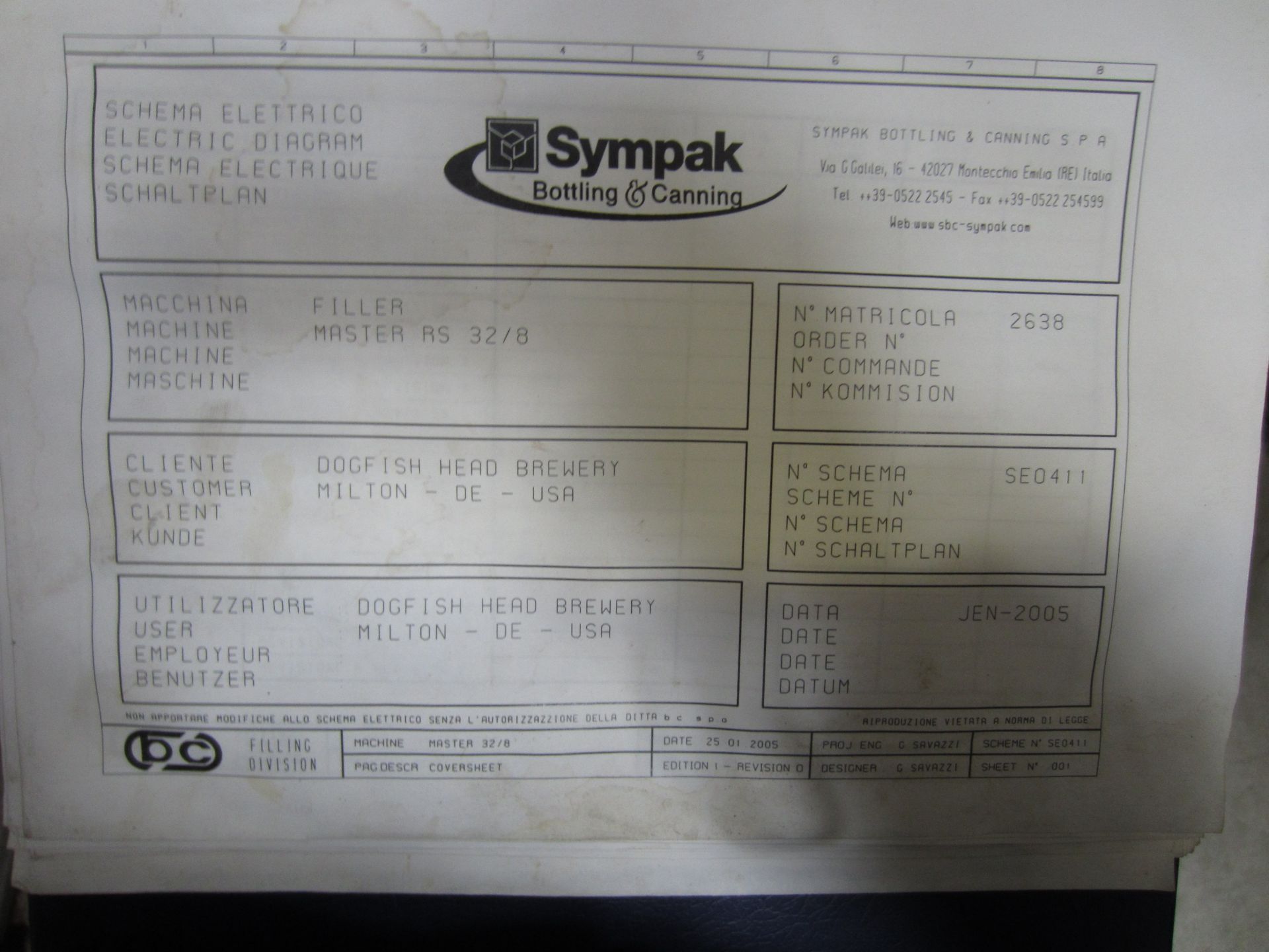 2005 Sympac Bottling Company (SBC) Master RS 32/8 Bottle Filler/Crowner with Crown (Milton, DE) - Image 14 of 22