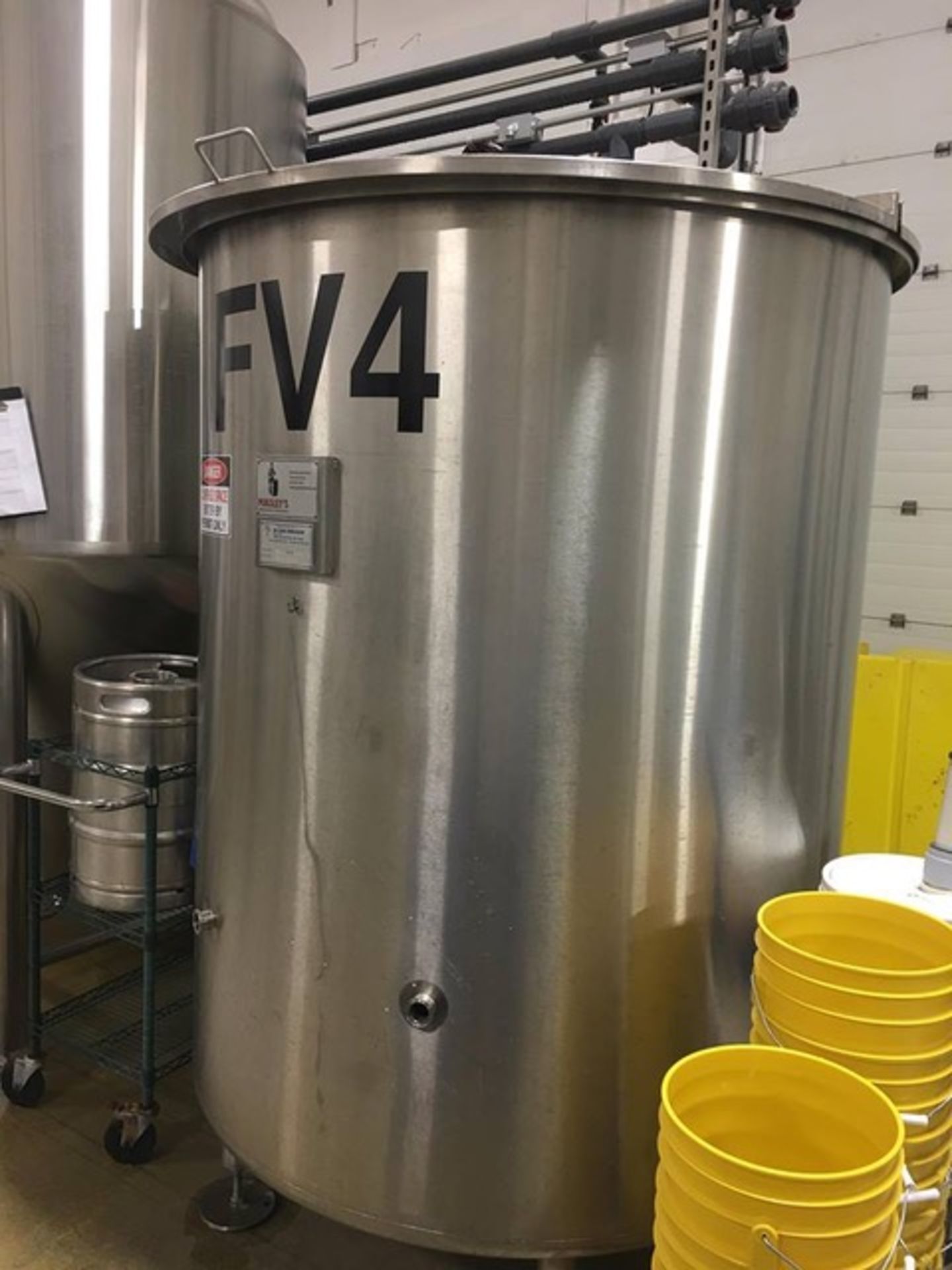 Puglsey's Brewing 20 Hectoliter (17BBL) Fermenter, Open Top, Inter (Prince George, British Columbia)