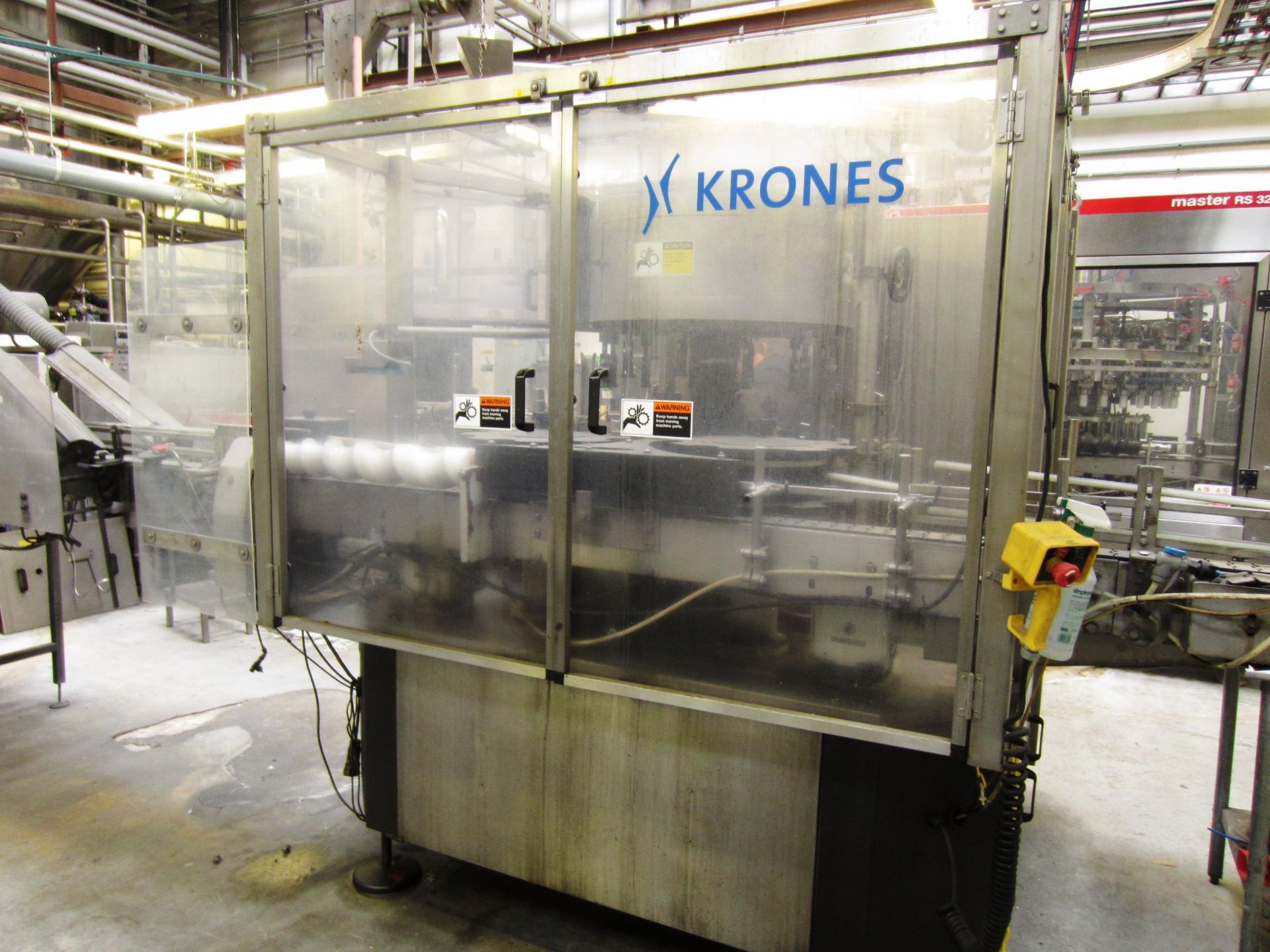 2005R Krones Supermatic Cold Glue Labeler, Allen Bradley Controls, Allen Bradley (Milton, DE)