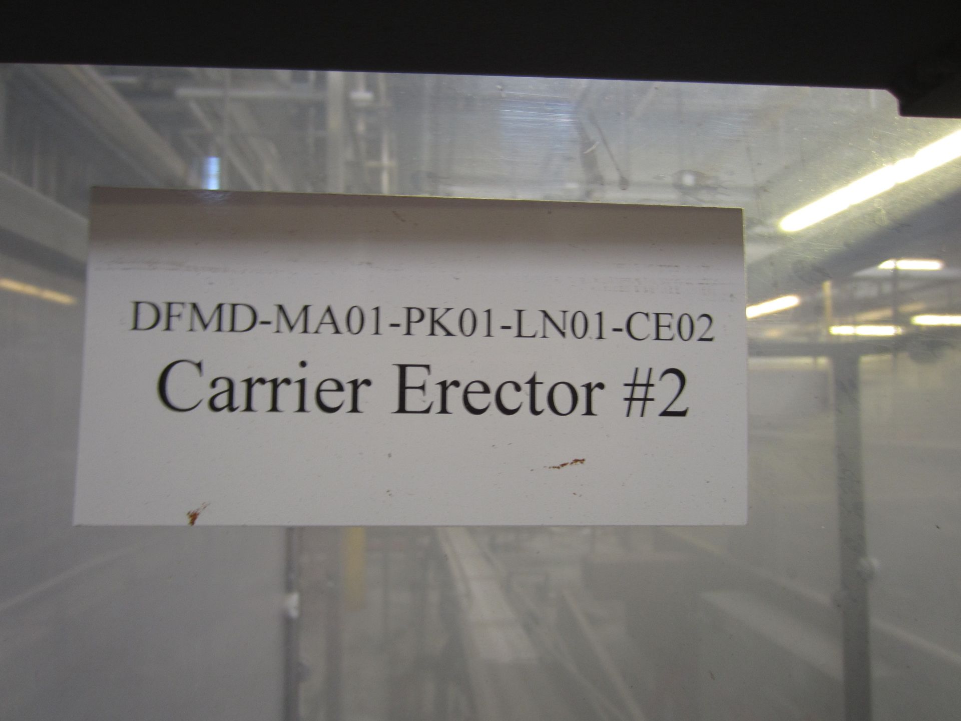 2010 Pearson Model BE60 Carrier Erector, 60 Carriers Per Minute, 460V, 3ph, 60 Hz (Milton, DE) - Image 8 of 9